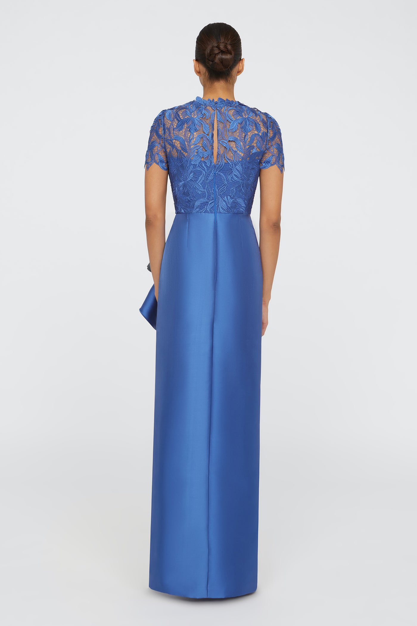 Selena Column Draped Dress THEIA Selena Column Draped Dress THEIA