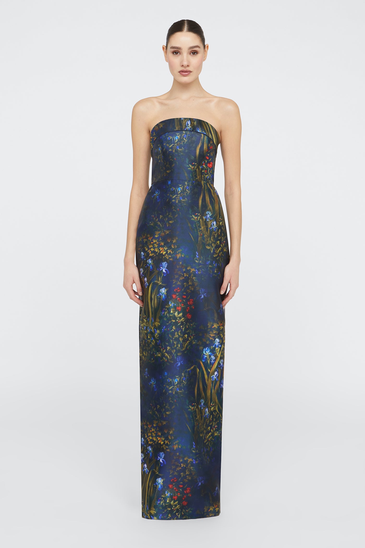 Lynette Strapless Column Gown