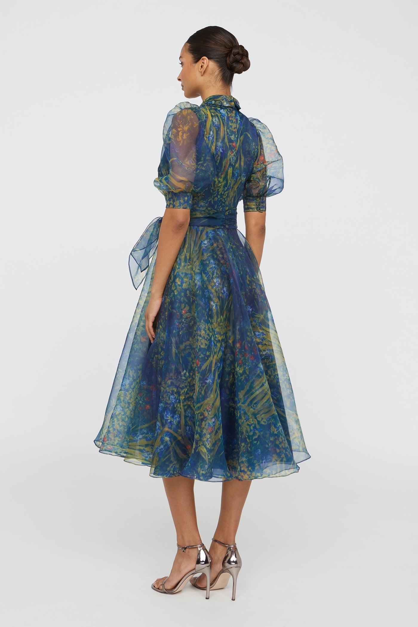 Winnie Puff Sleeve Shirt Dress