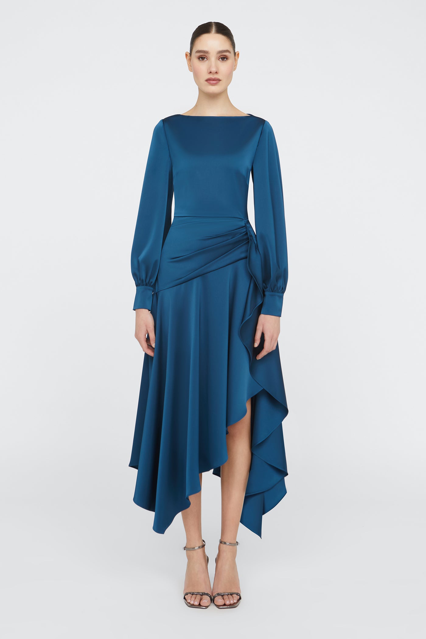 Florence Handkerchief Dress THEIA Florence Handkerchief Dress THEIA