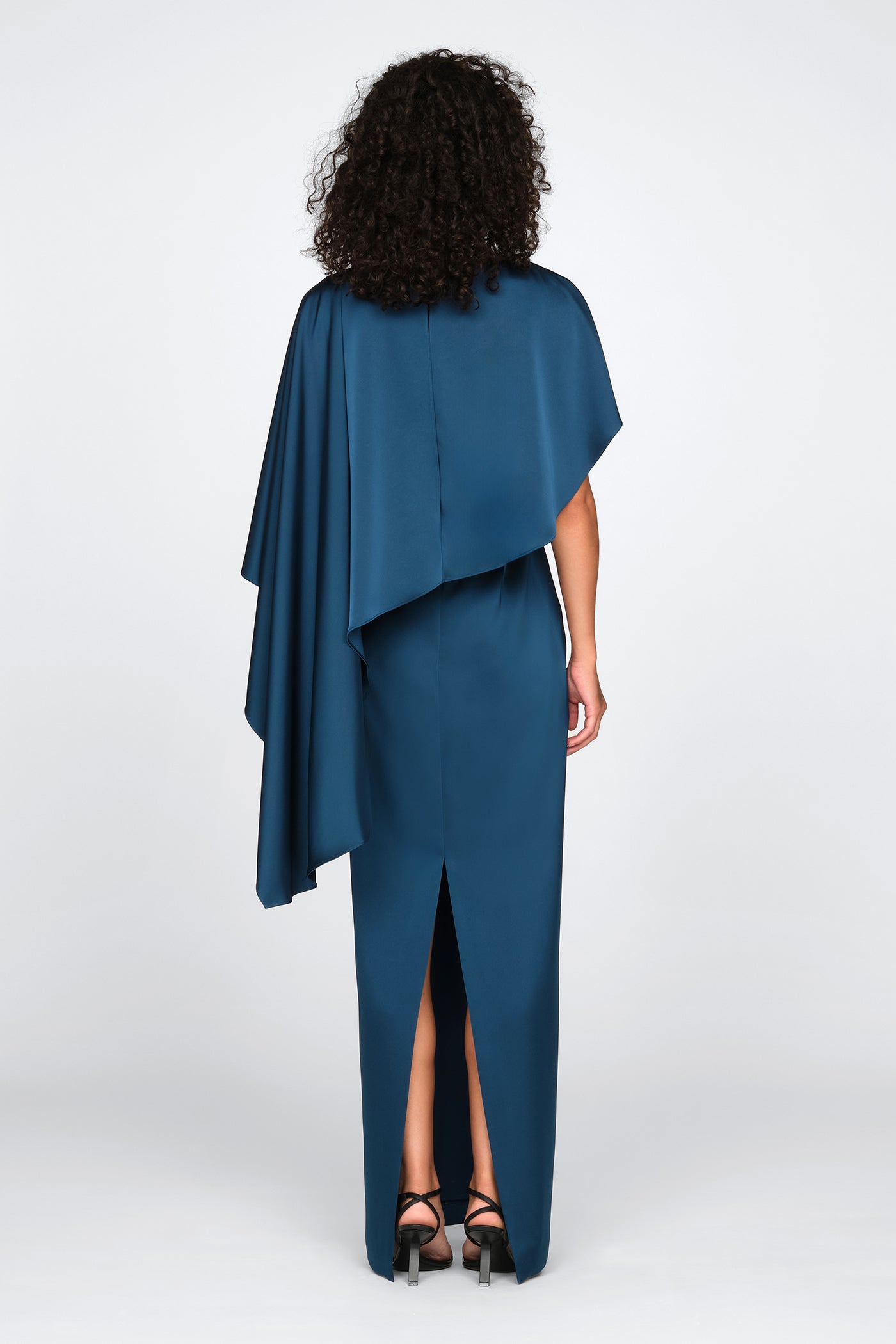 Karis Cape Column Gown