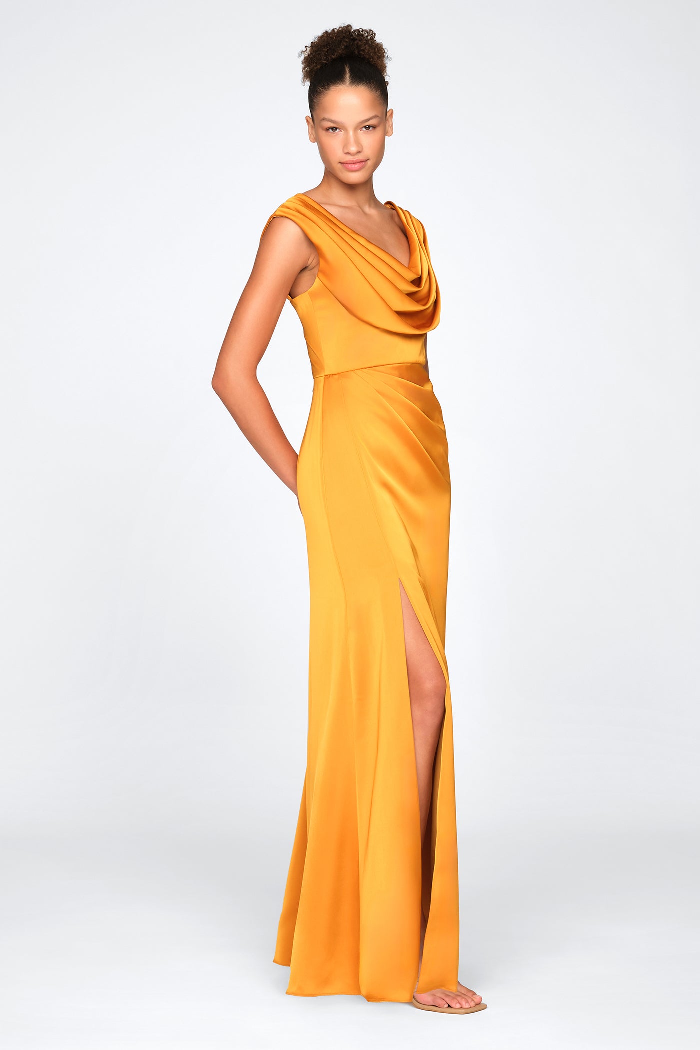Blair Cowl Draped Gown