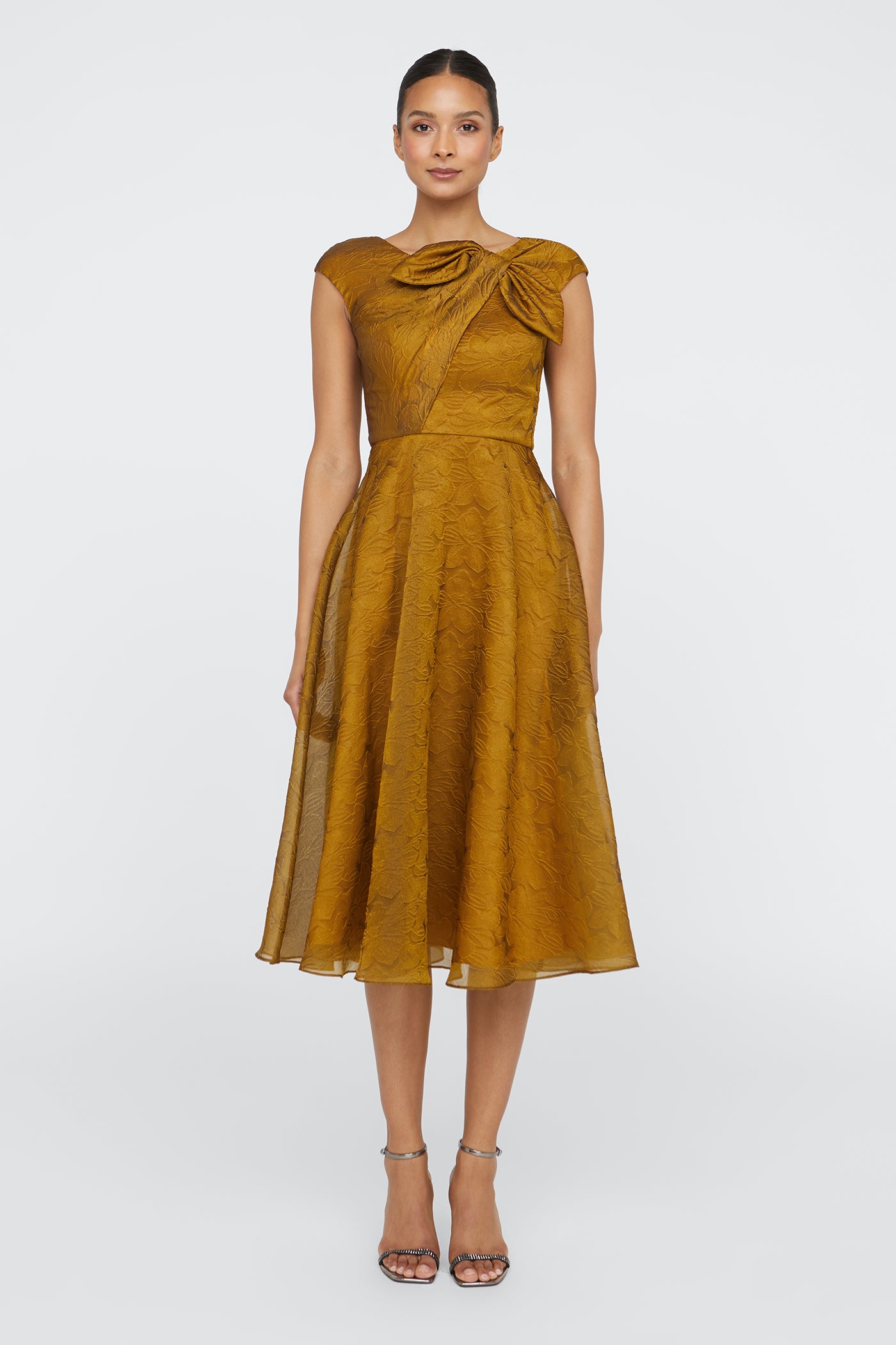 Helen Tie Neck Cocktail Dress