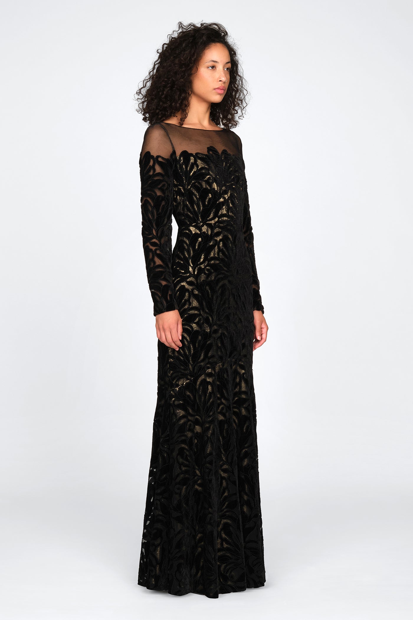 Gigi Velvet Lace Gown