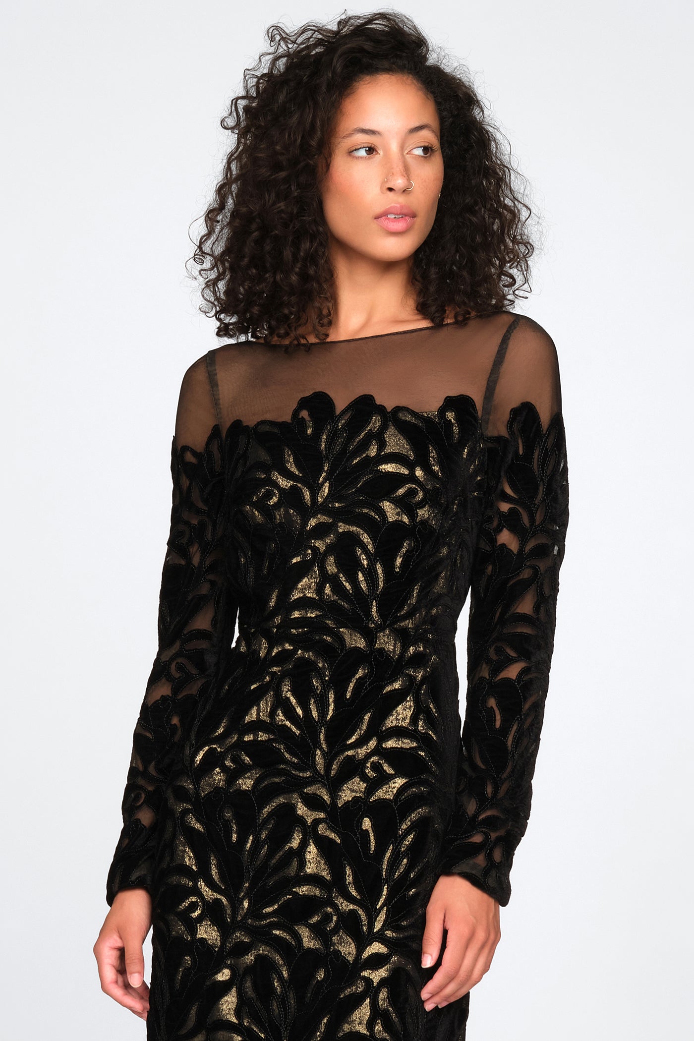 Gigi Velvet Lace Gown