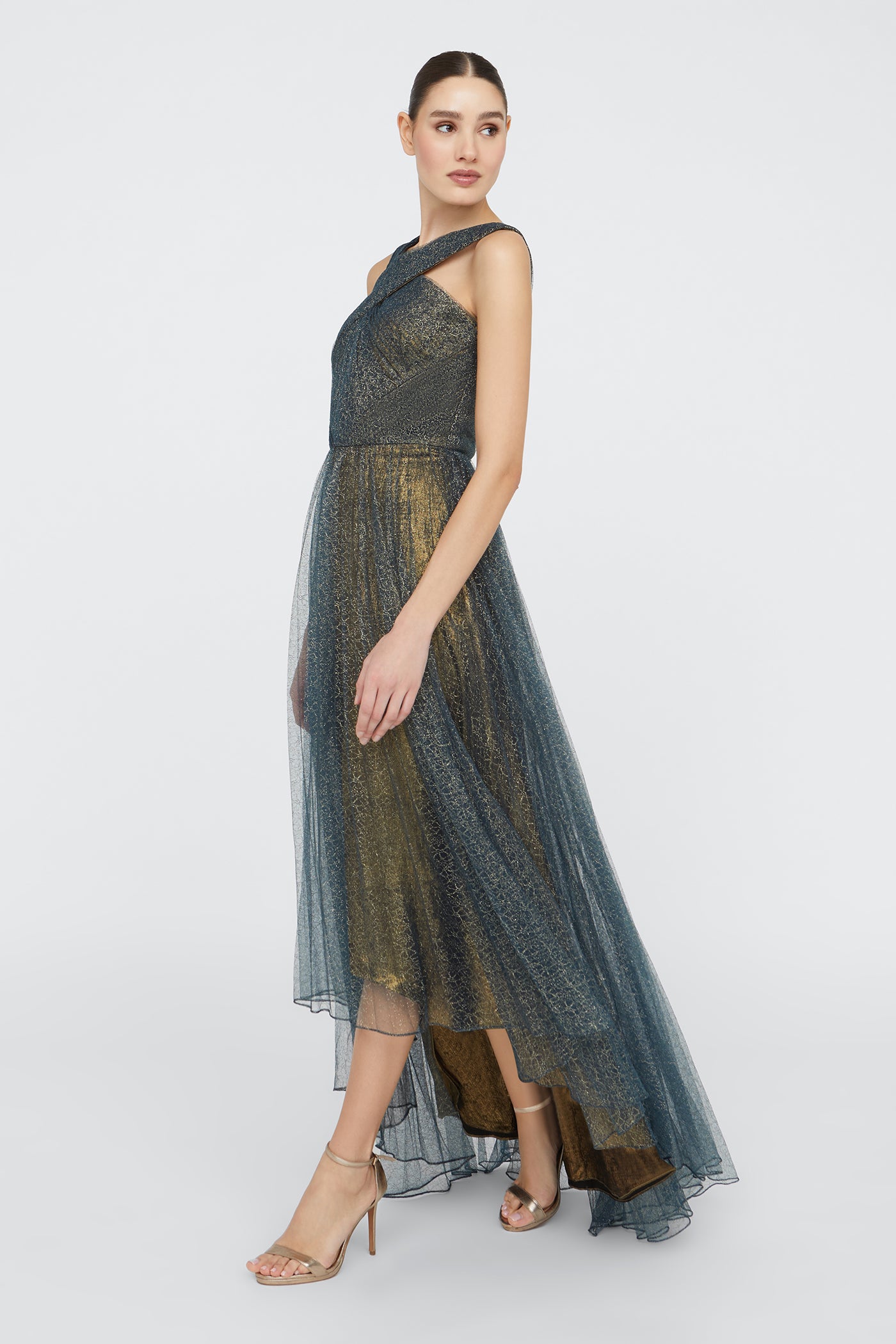 Linda Halter Neck Gown