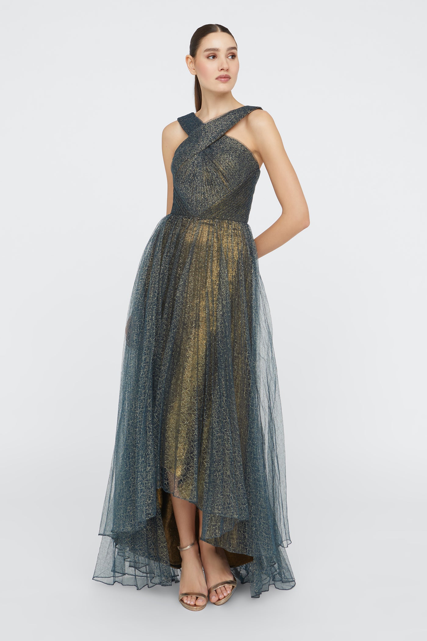 Linda Halter Neck Gown