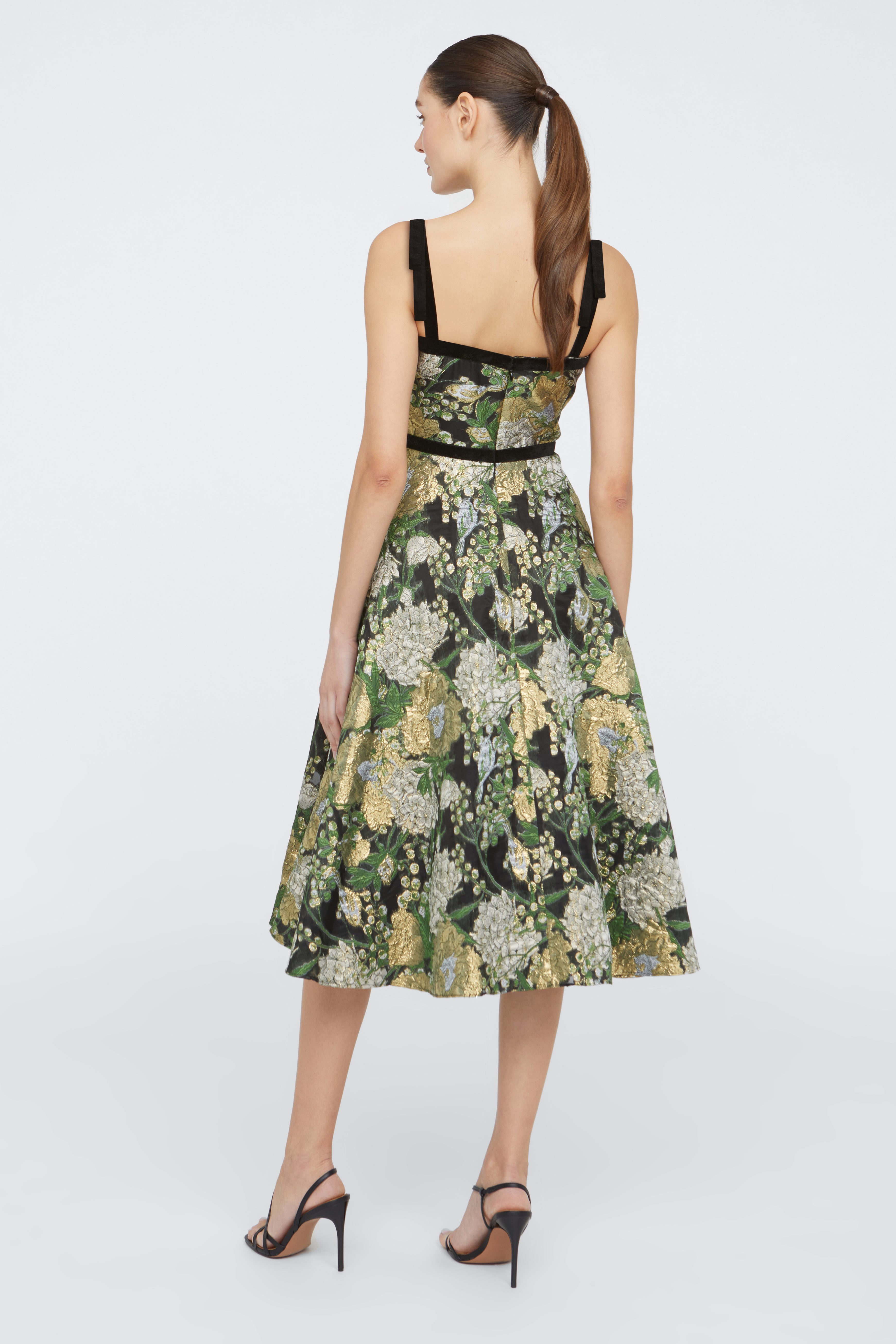 Joni Velvet Bow Strap Dress