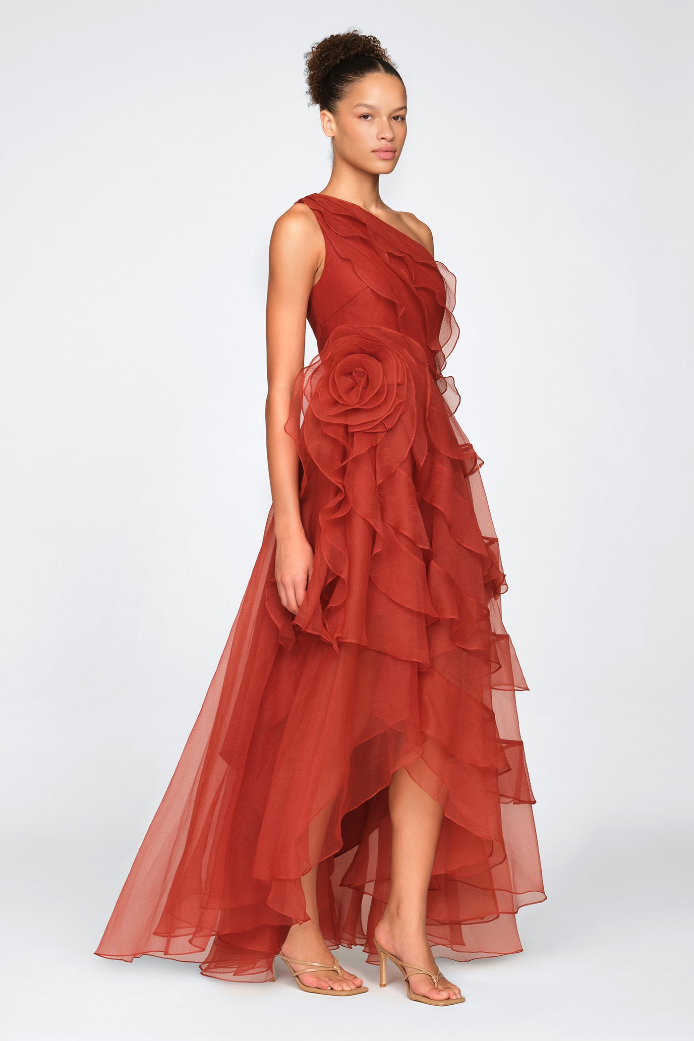 Daniella Tiered Ruffle Gown 12 / Copper Daniella Tiered Ruffle Gown 12 / Copper