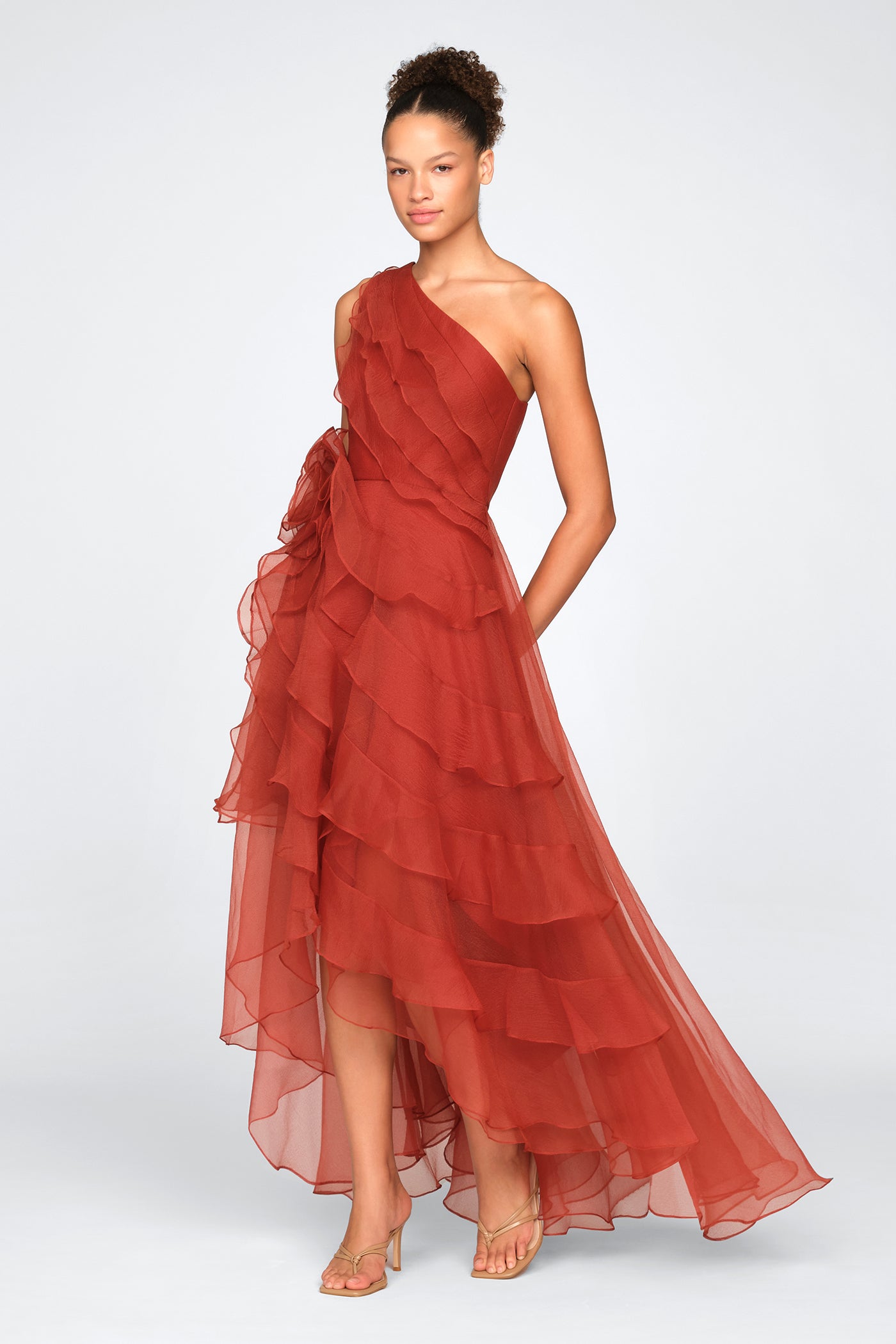 Daniella Tiered Ruffle Gown