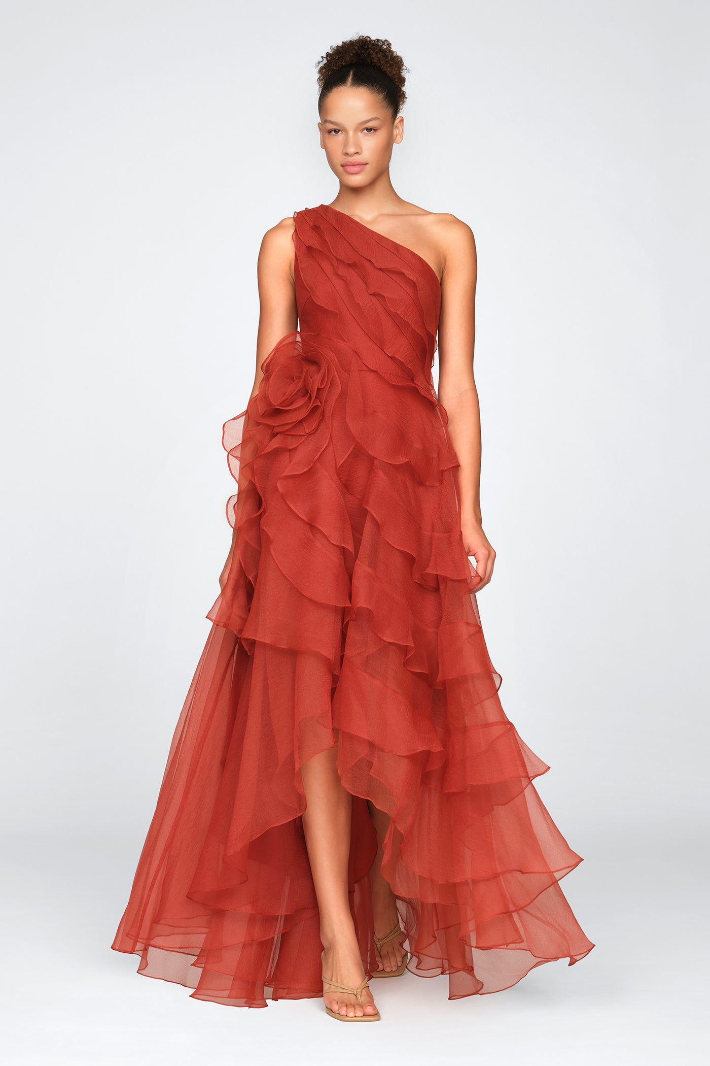Daniella Tiered Ruffle Gown