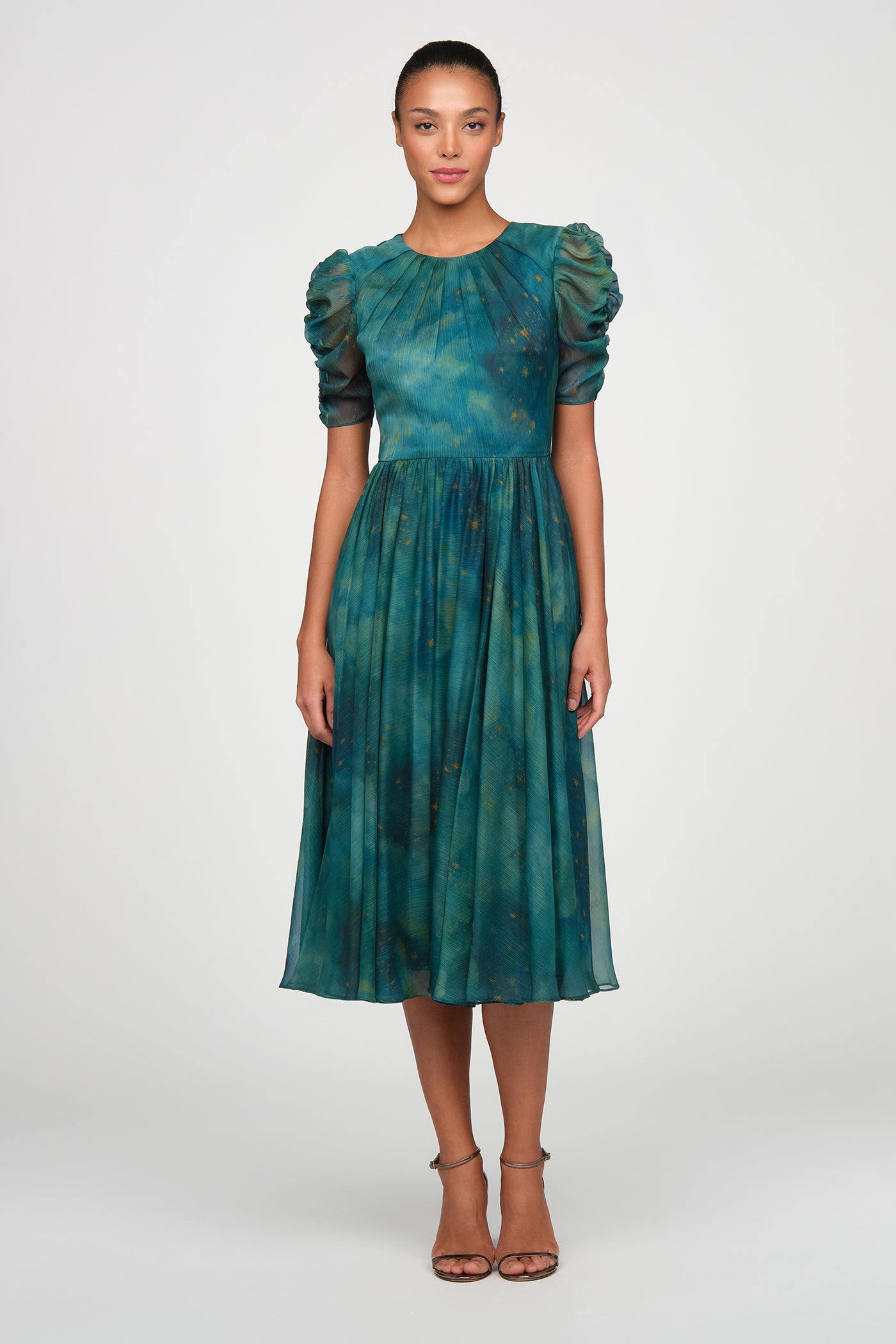 Theia Carmen Short Sleeve Dress - Stargazer - 14 Theia Carmen Short Sleeve Dress - Stargazer - 14