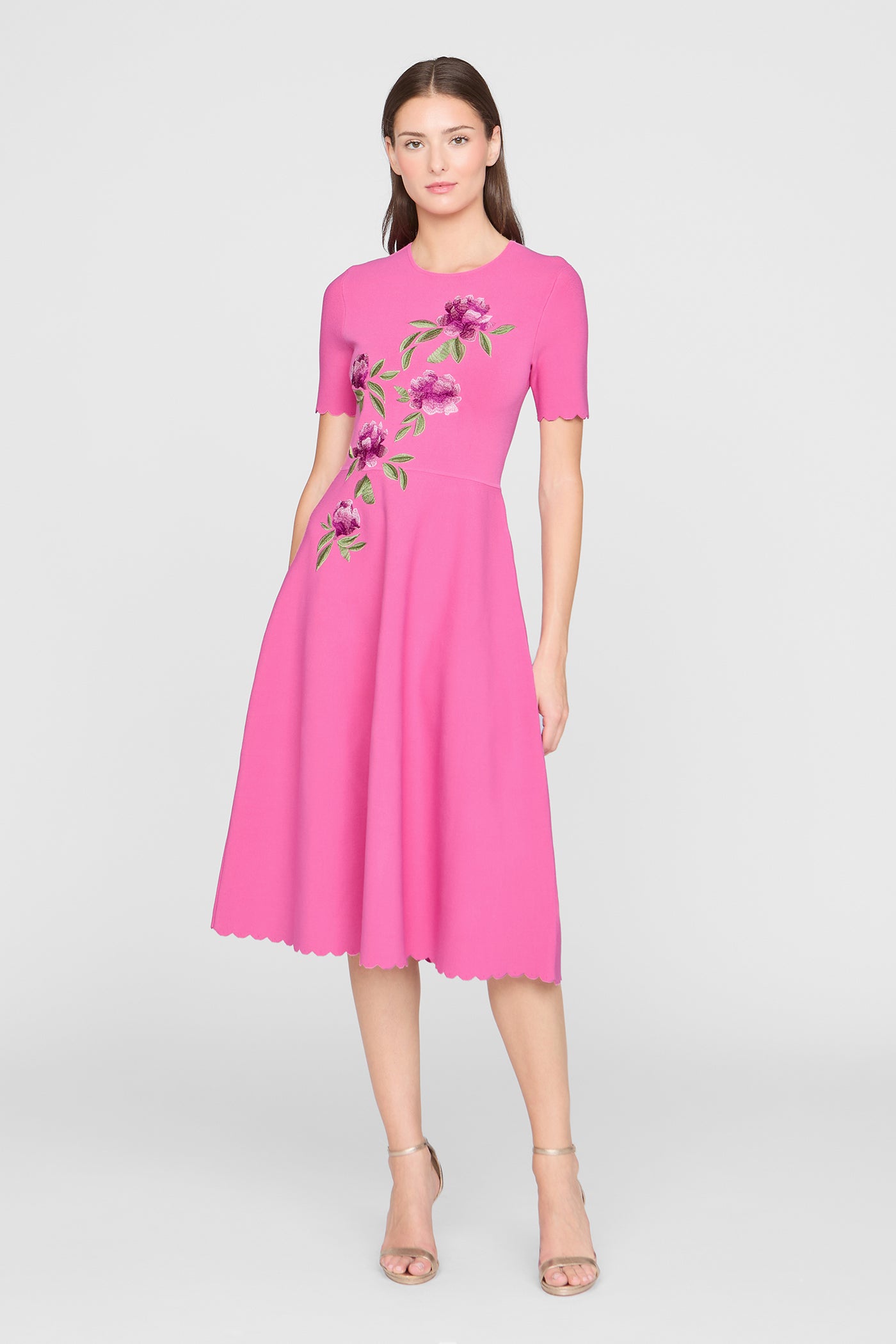 Petunia Knit Midi Dress XL / Sunlit Pink
