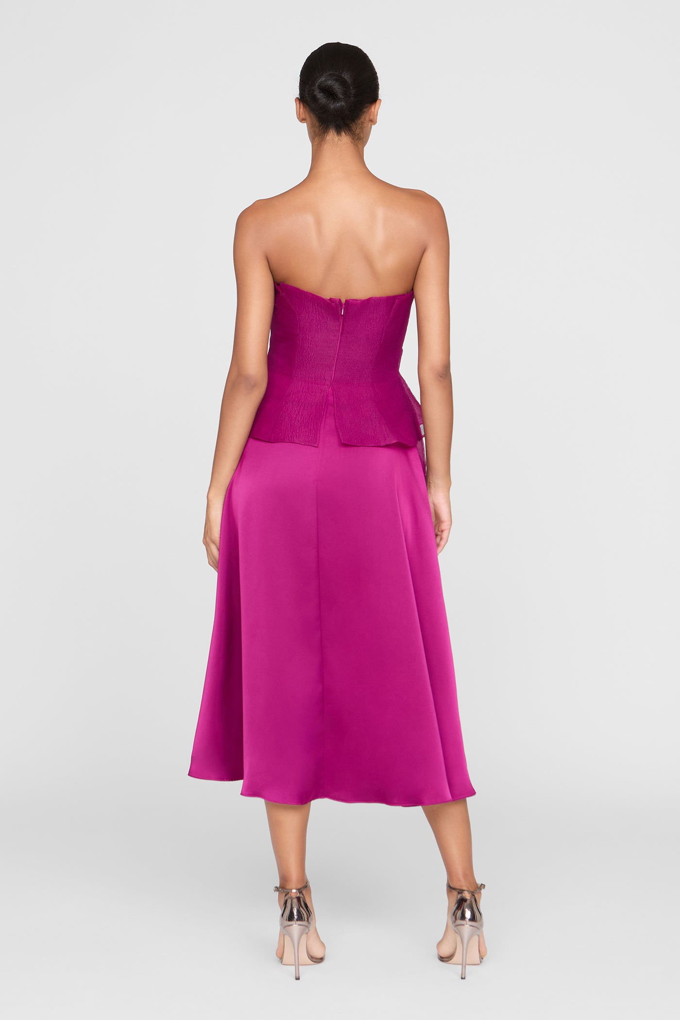 theia cocktail dress Women's Victoria Draped Rose - Sangria Sequin dresses color:Dark Green CATEGORIES_Festive Wear Black Full Grain Leather and bridal wear that