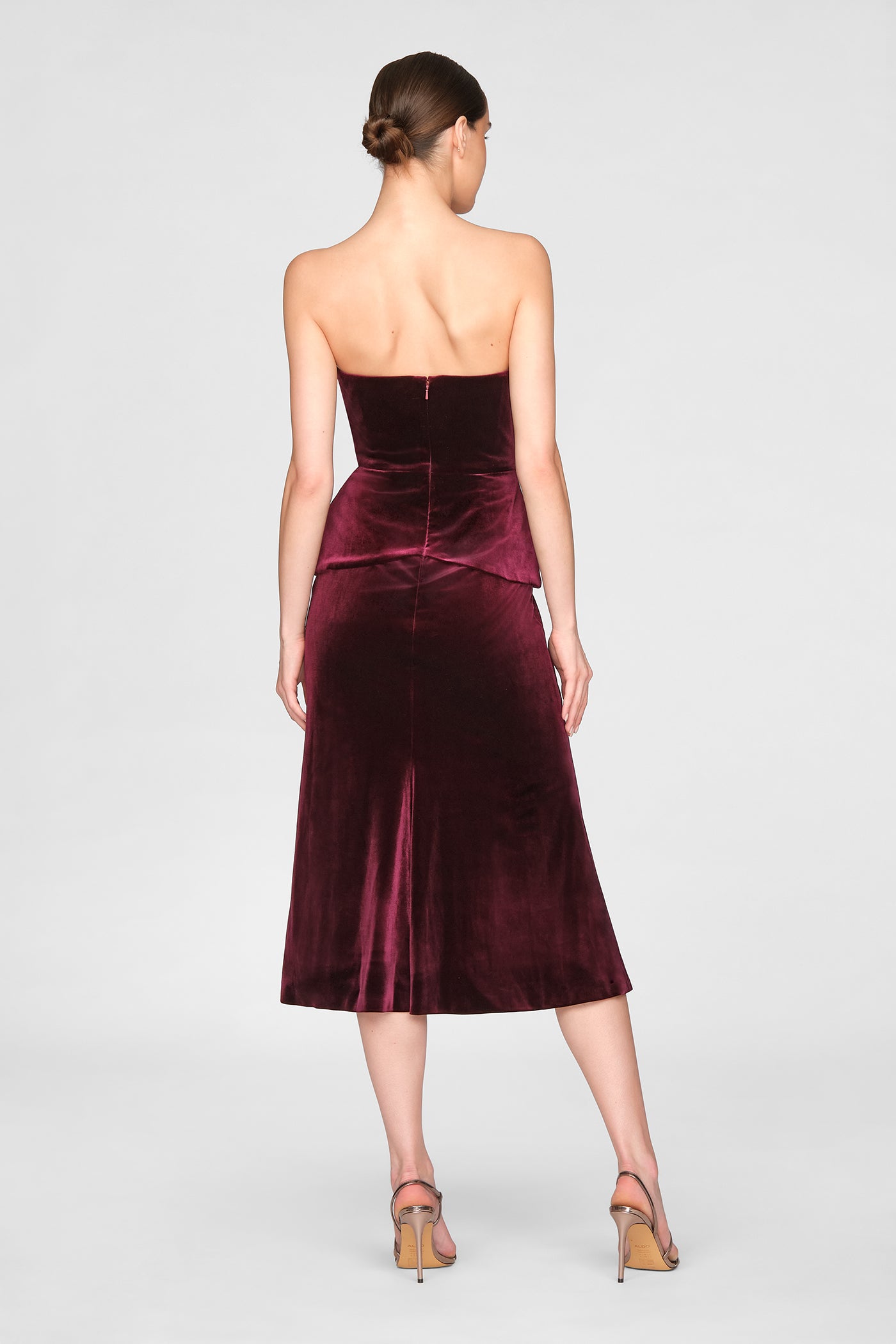 Kelsey Sculpted Velvet Dress – THEIA