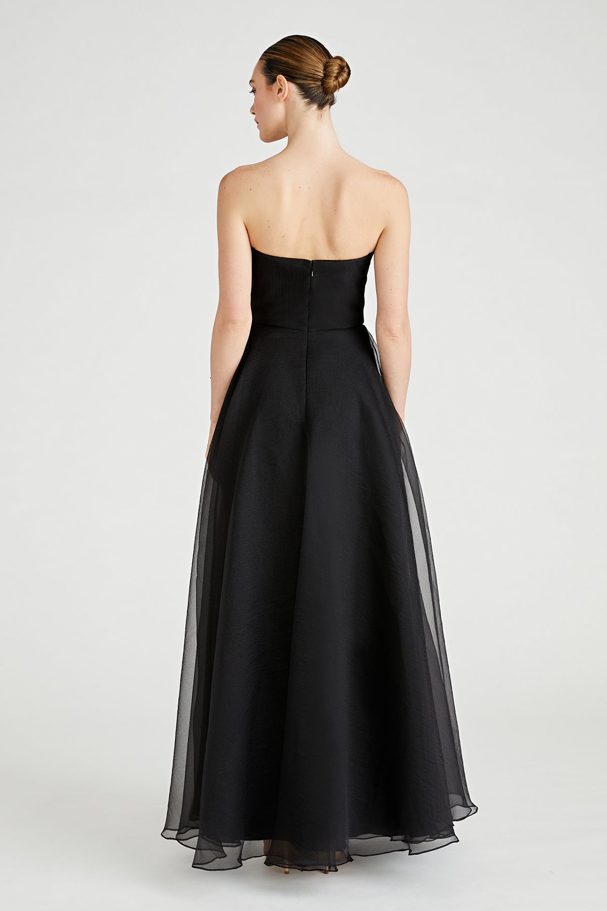 Teresa Strapless Draped Gown