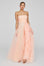Teresa Strapless Draped Gown