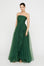 Teresa Strapless Draped Gown