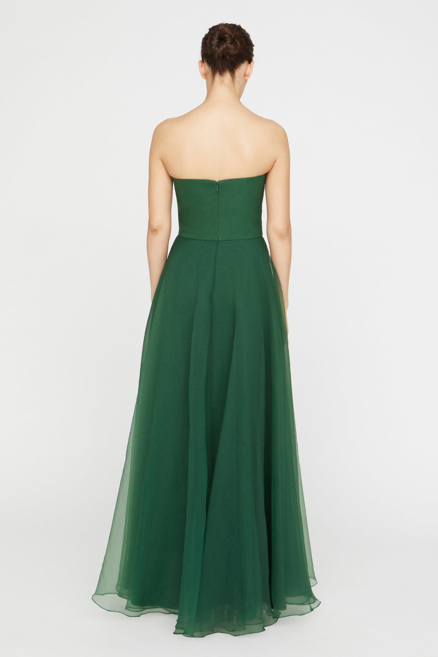 Teresa Strapless Draped Gown