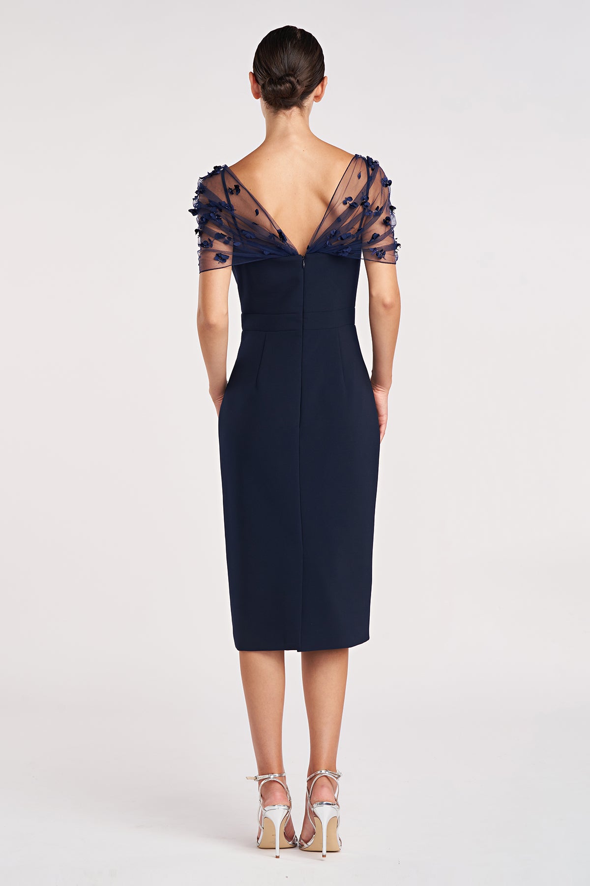 Gia Beaded Shawl Dress