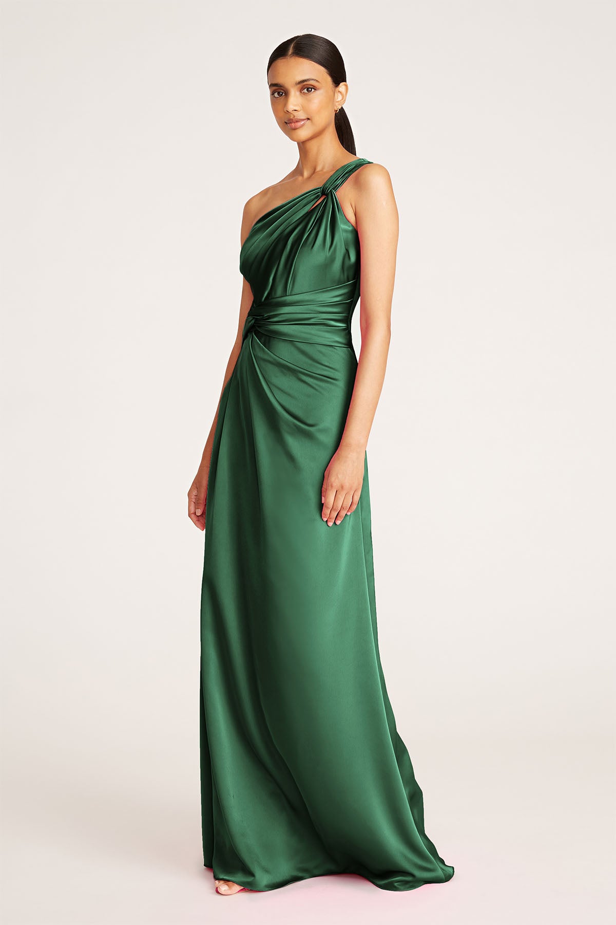 Gloria Twist A Line Gown 16 / Pine Gloria Twist A Line Gown 16 / Pine