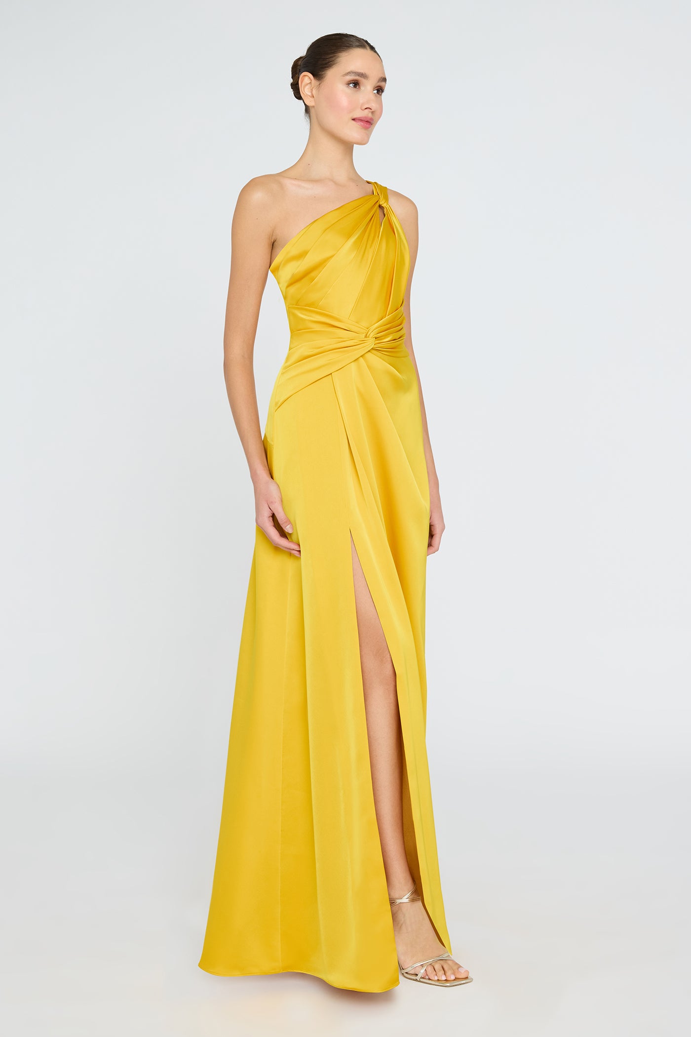 Gloria Twist A Line Gown – THEIA