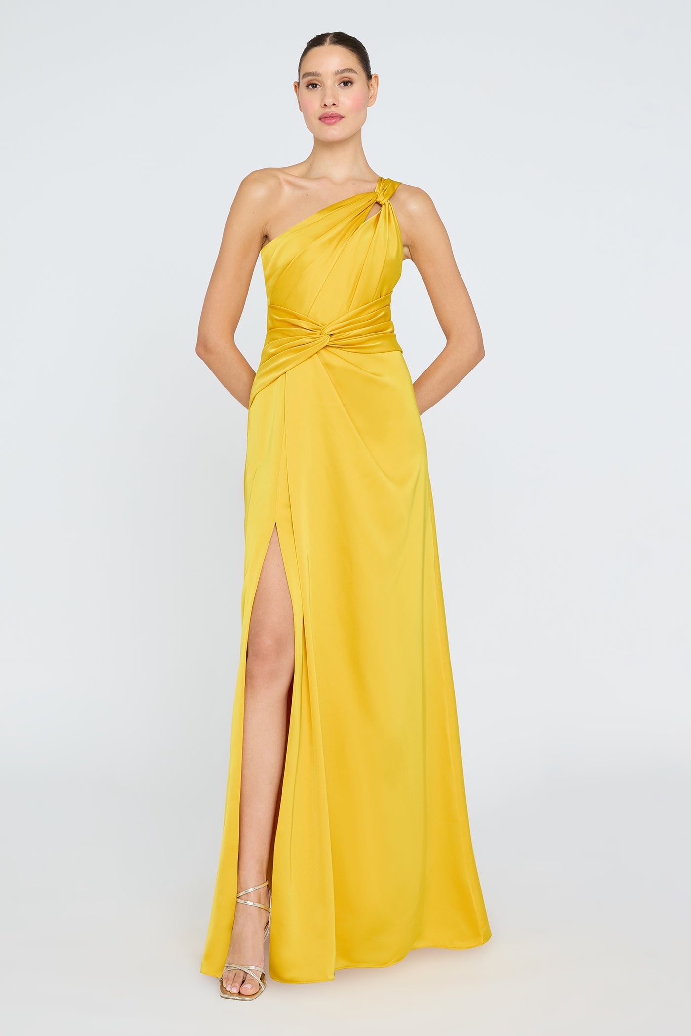 Gloria Twist A Line Gown