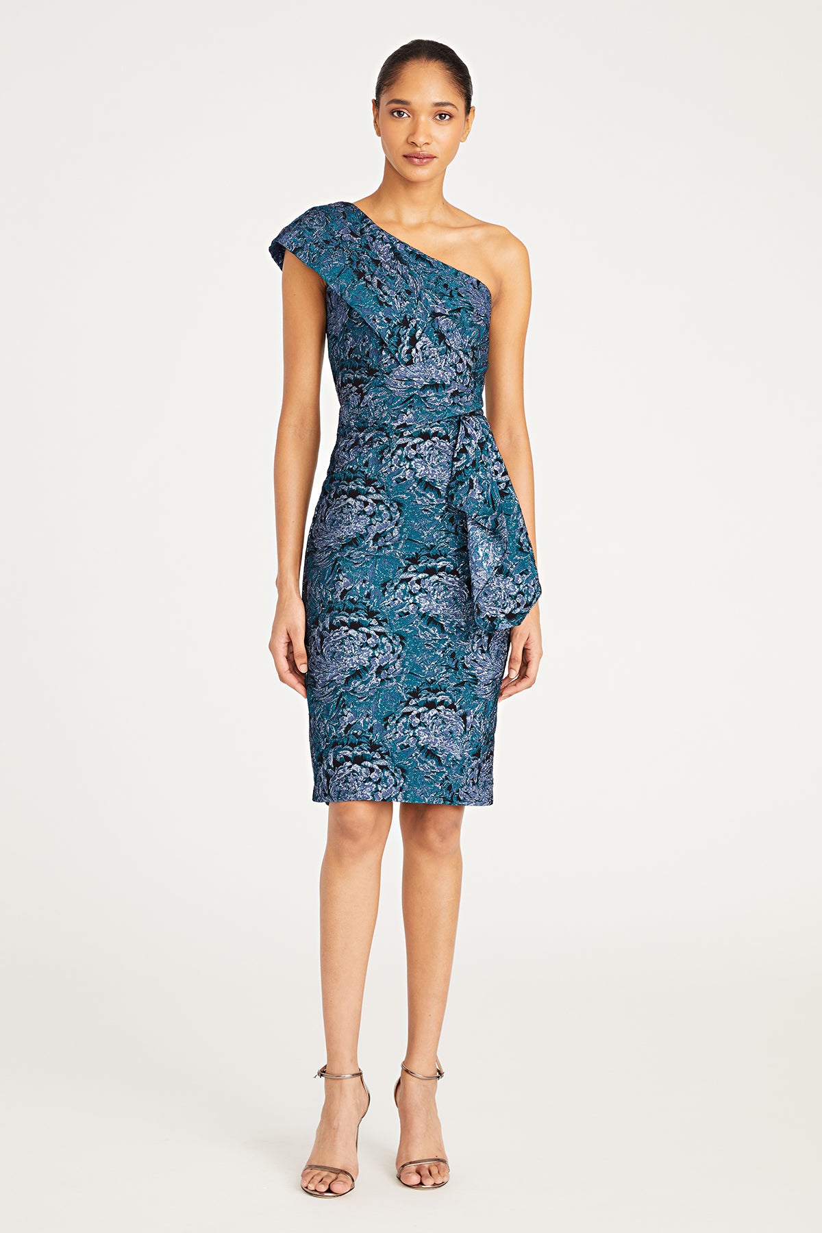 Violetta Fitted Cocktail Dress 14 / Deep Sea Violetta Fitted Cocktail Dress 14 / Deep Sea