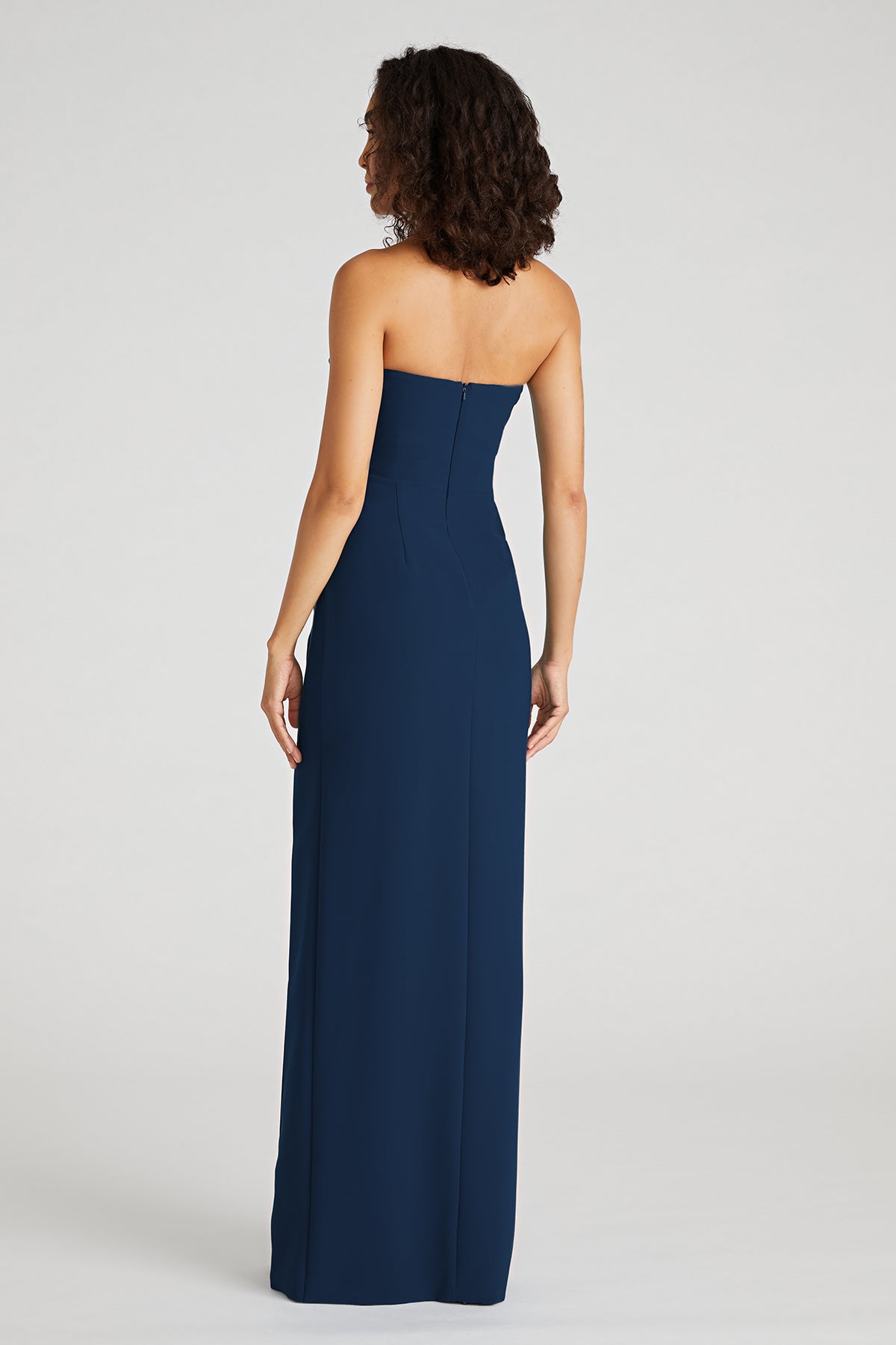 Theia Women's Anastasia Embellished Strapless Gown - Navy - Size 12 Theia Women's Anastasia Embellished Strapless Gown - Navy - Size 12