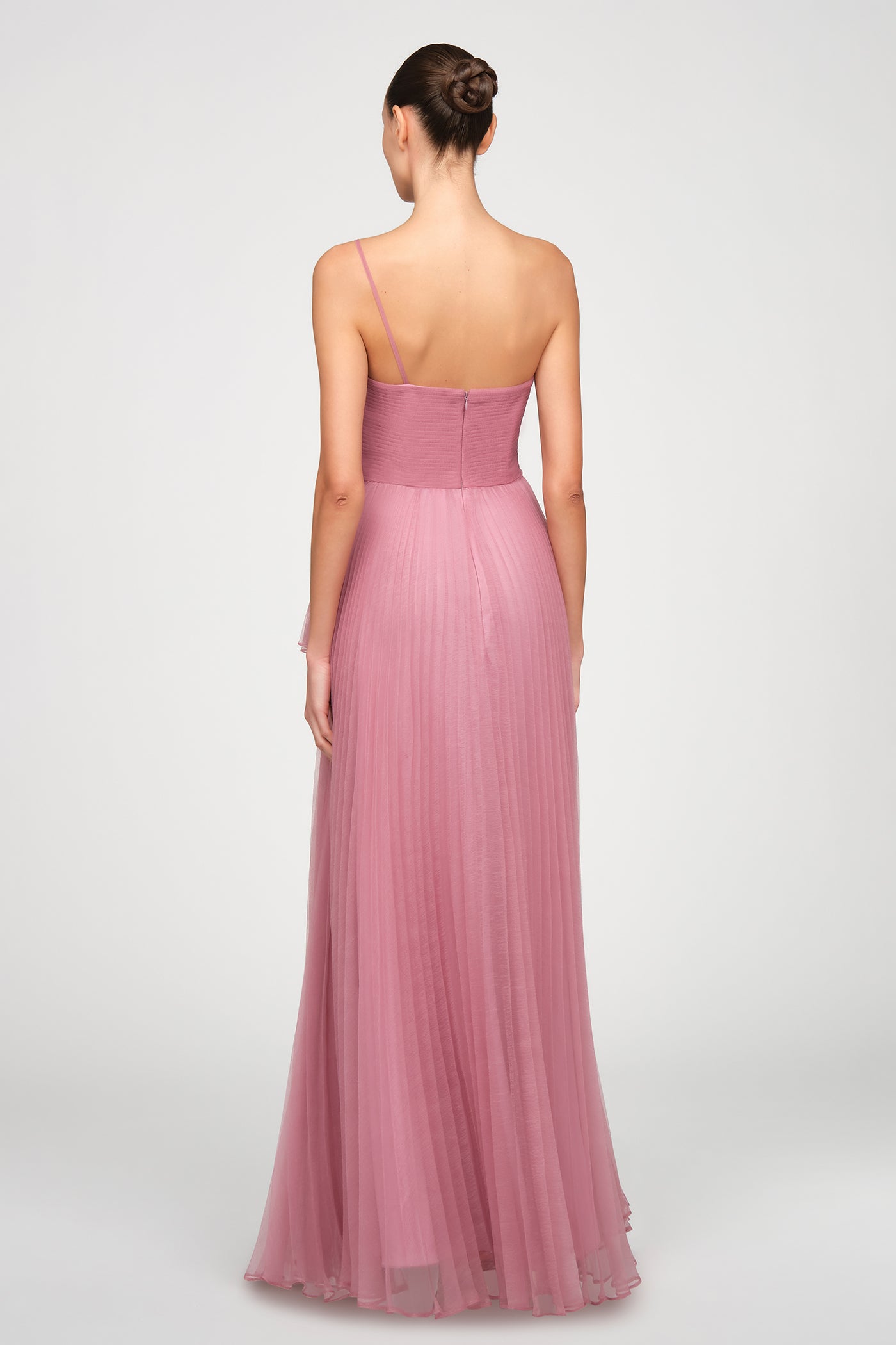 Delphine Pleated Organza Gown – THEIA