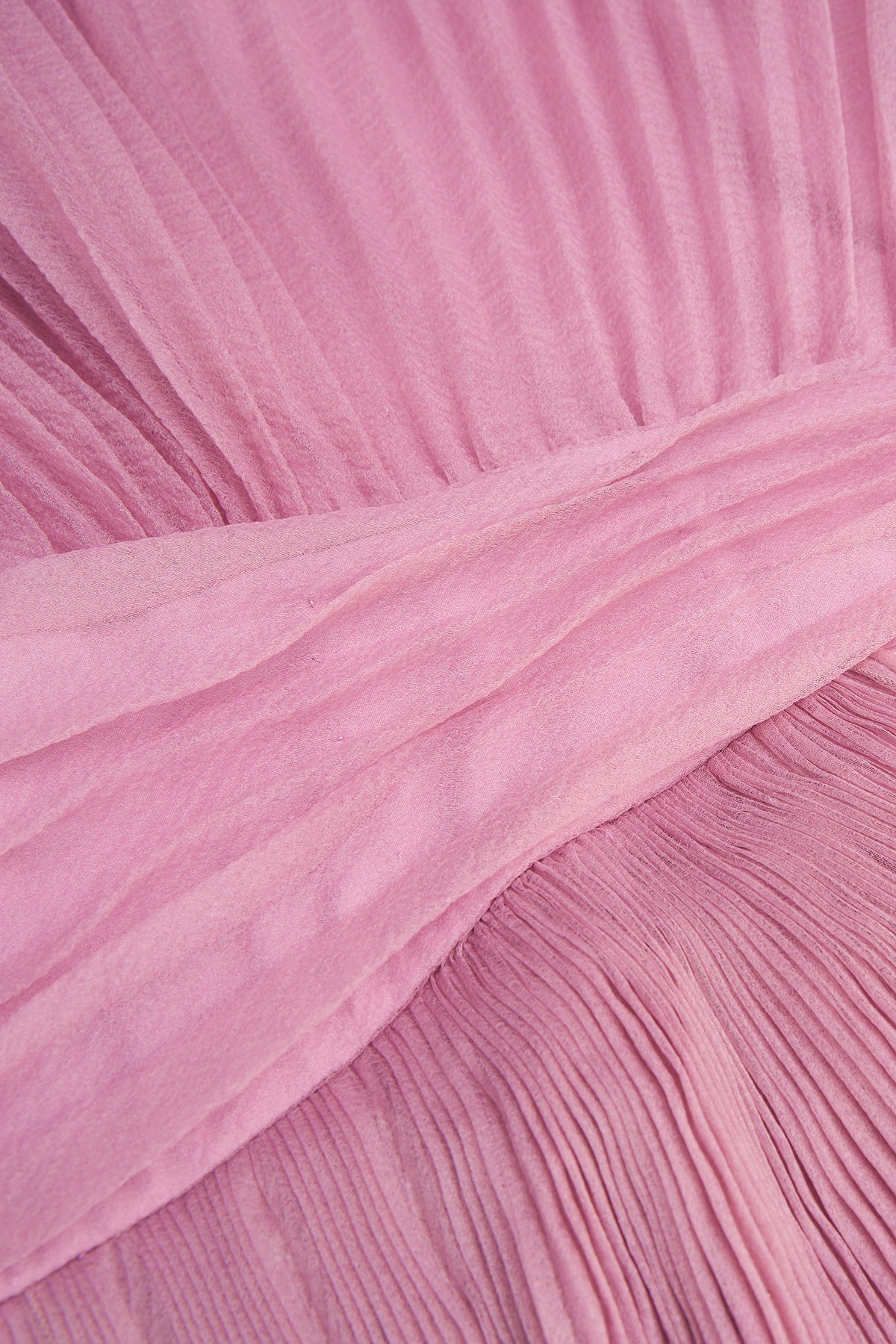 Delphine Pleated Organza Gown