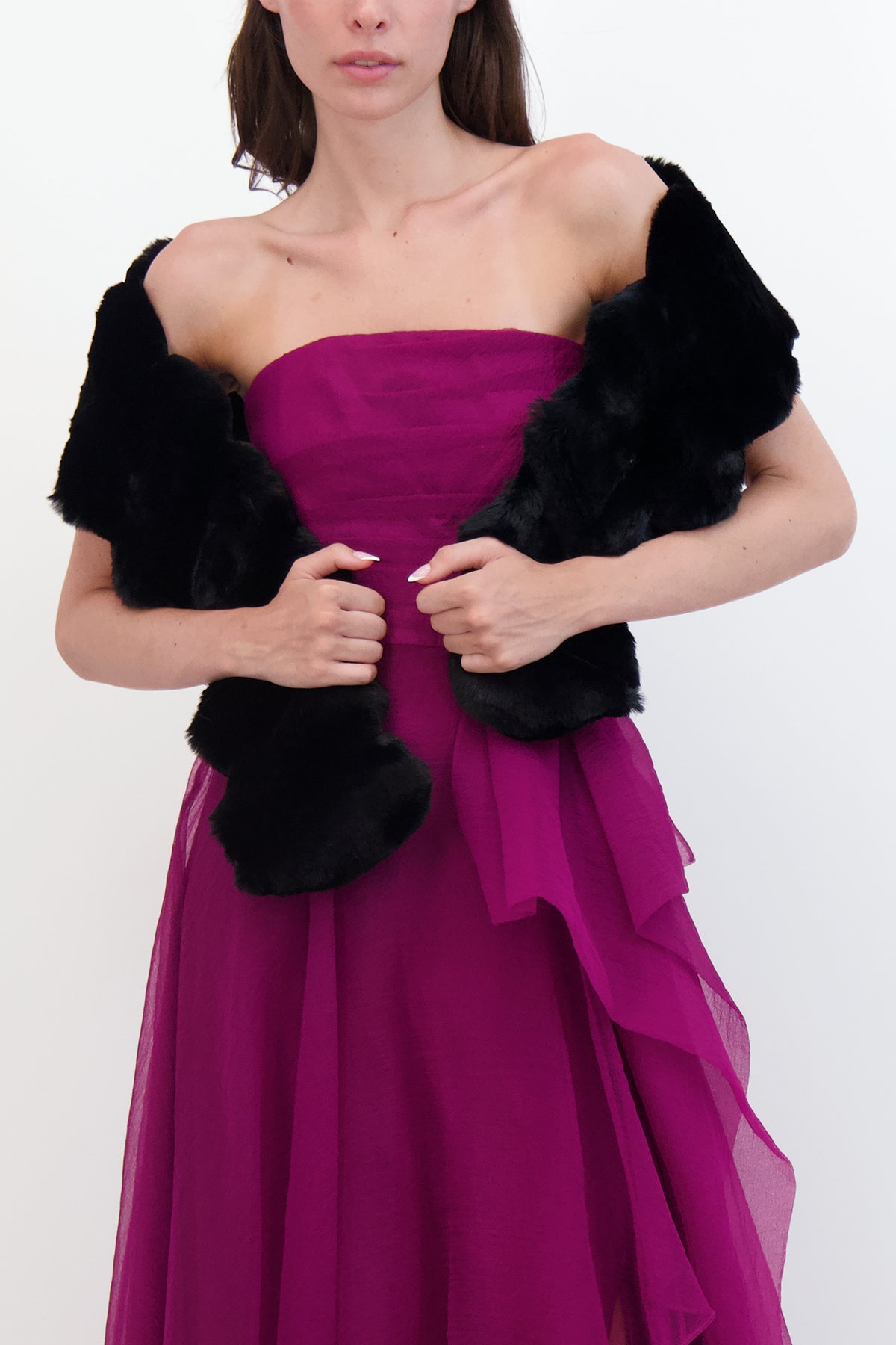 Fur-Free Chinchilla Pull Through Scarf