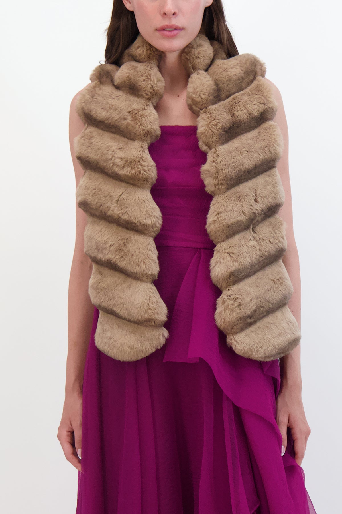 Fur-Free Chinchilla Pull Through Scarf