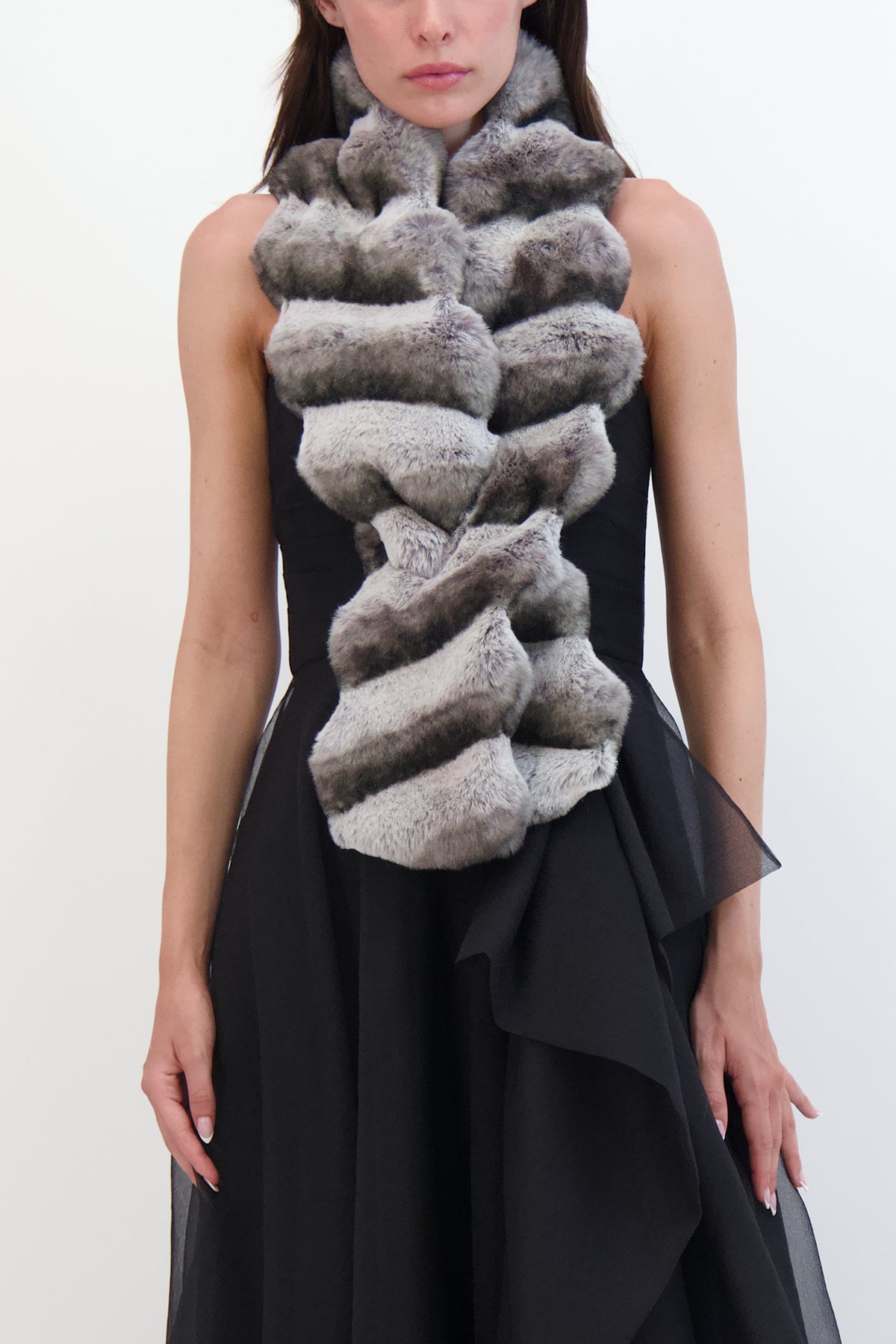 Fur-Free Chinchilla Pull Through Scarf