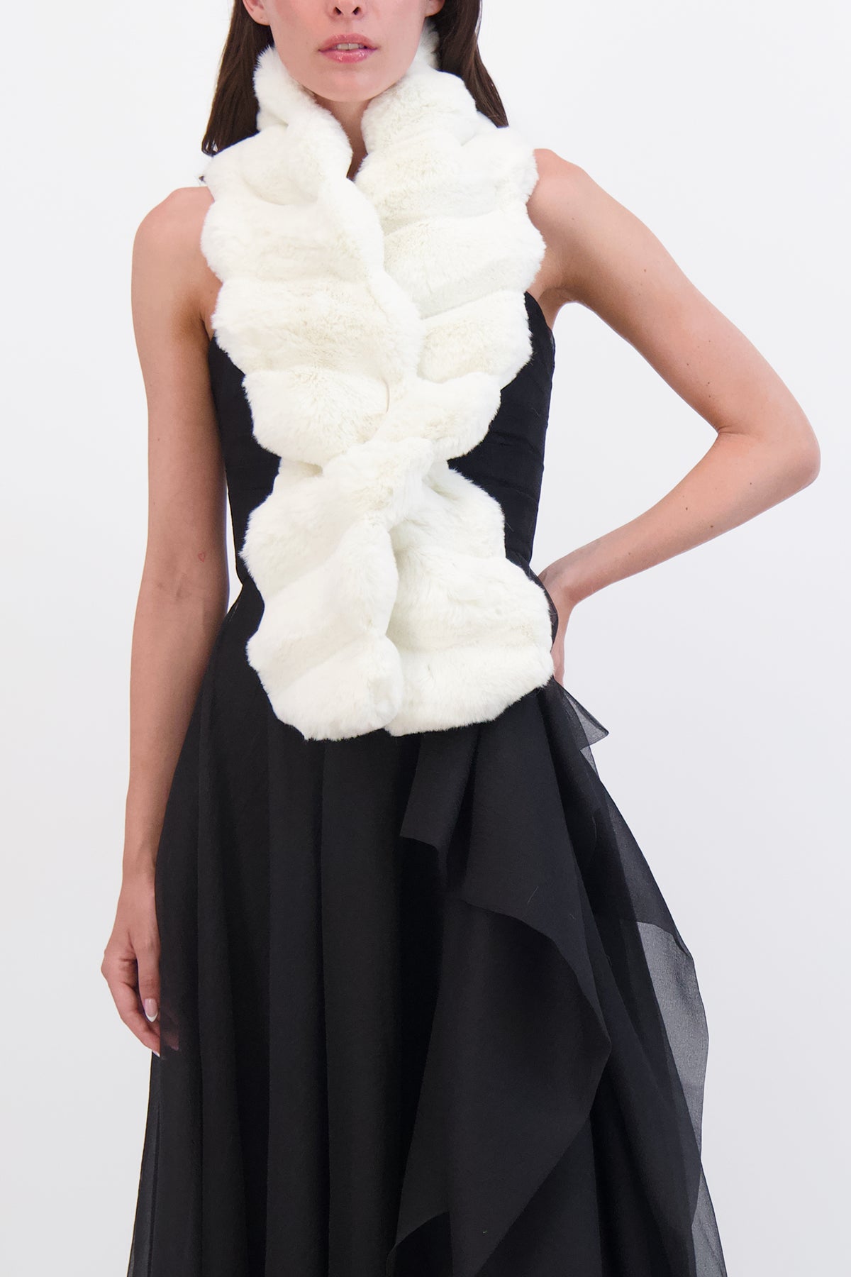 Fur-Free Chinchilla Pull Through Scarf