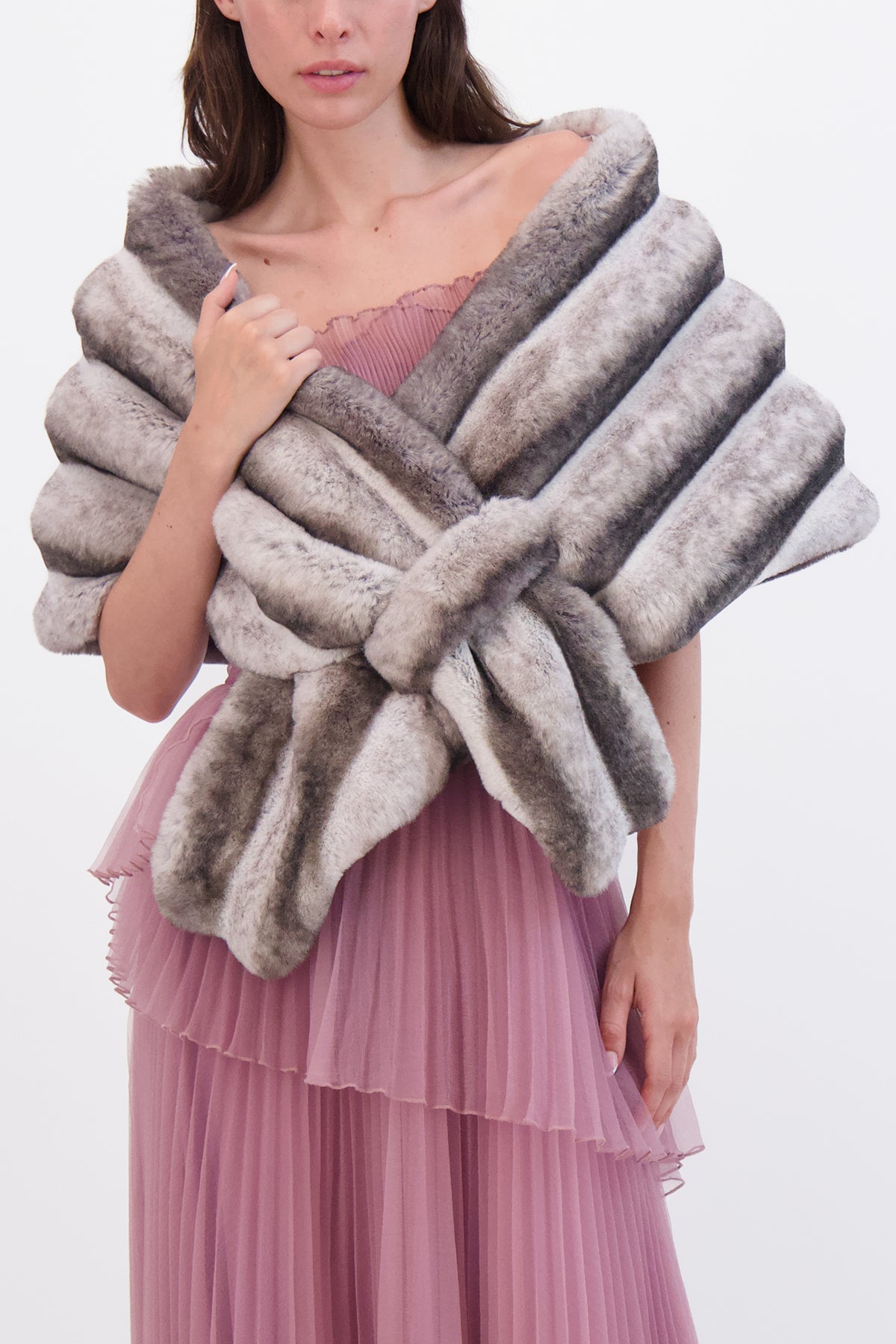 Fur-Free Chinchilla Stole