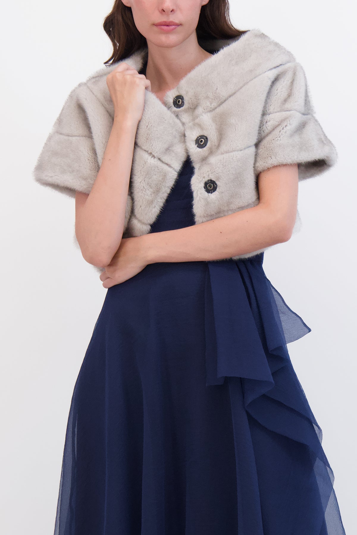 Fur-Free Mink Capelet