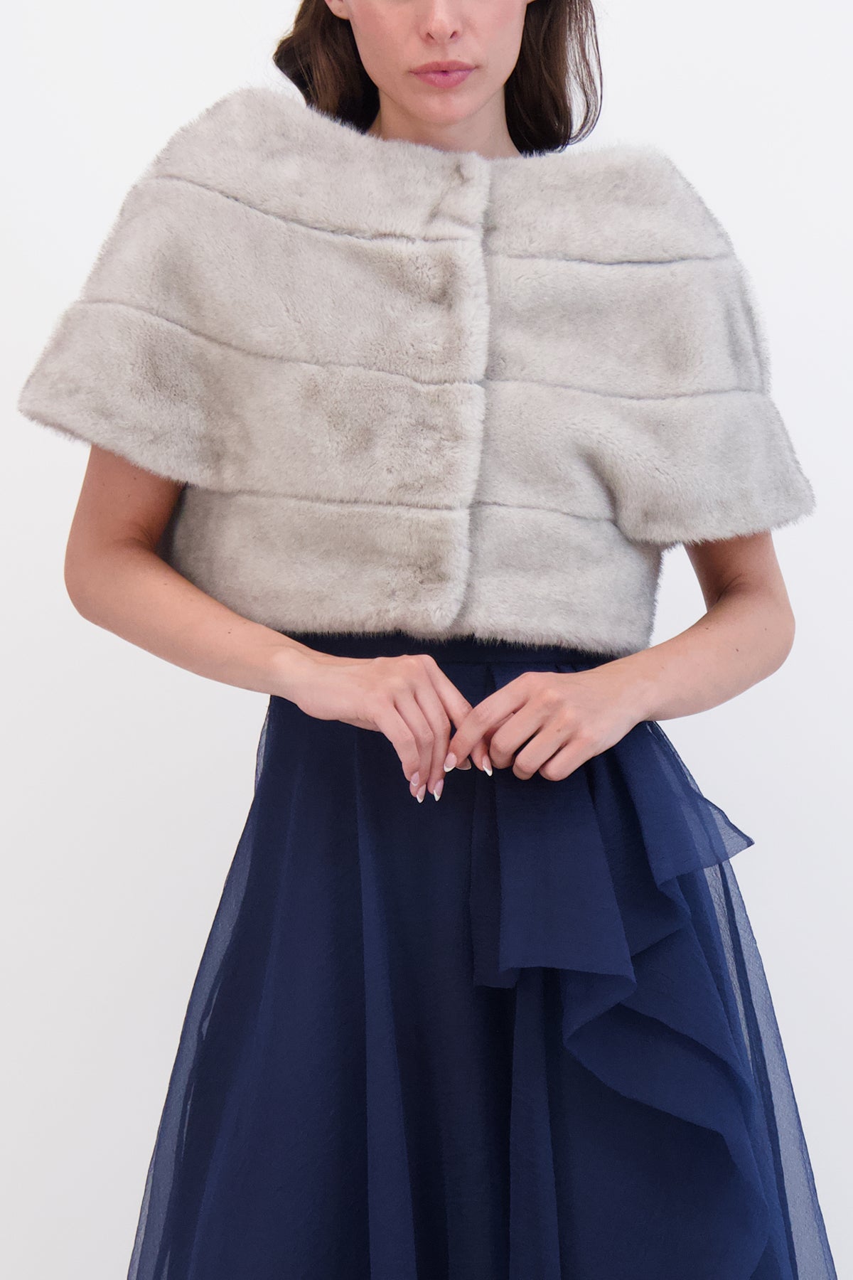 Fur-Free Mink Capelet