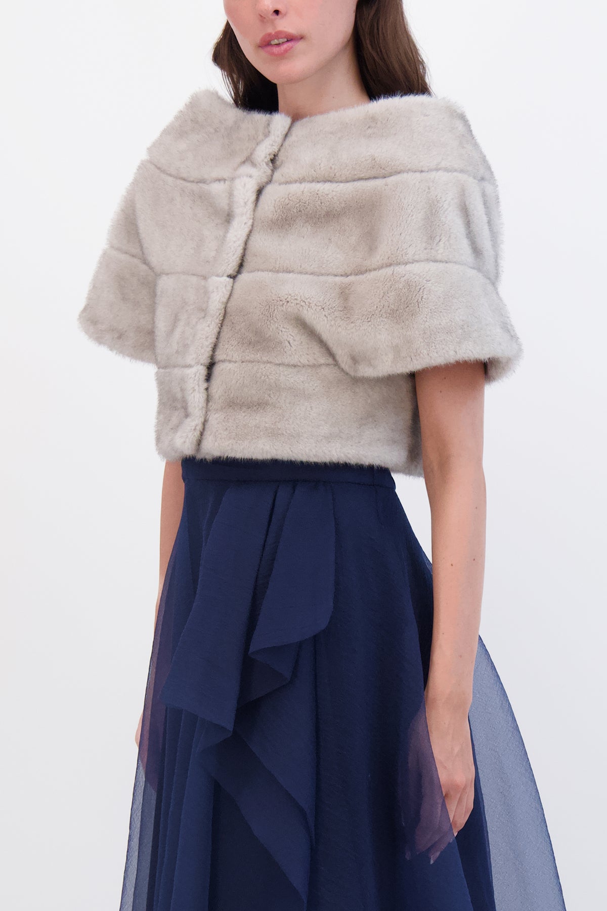 Fur-Free Mink Capelet