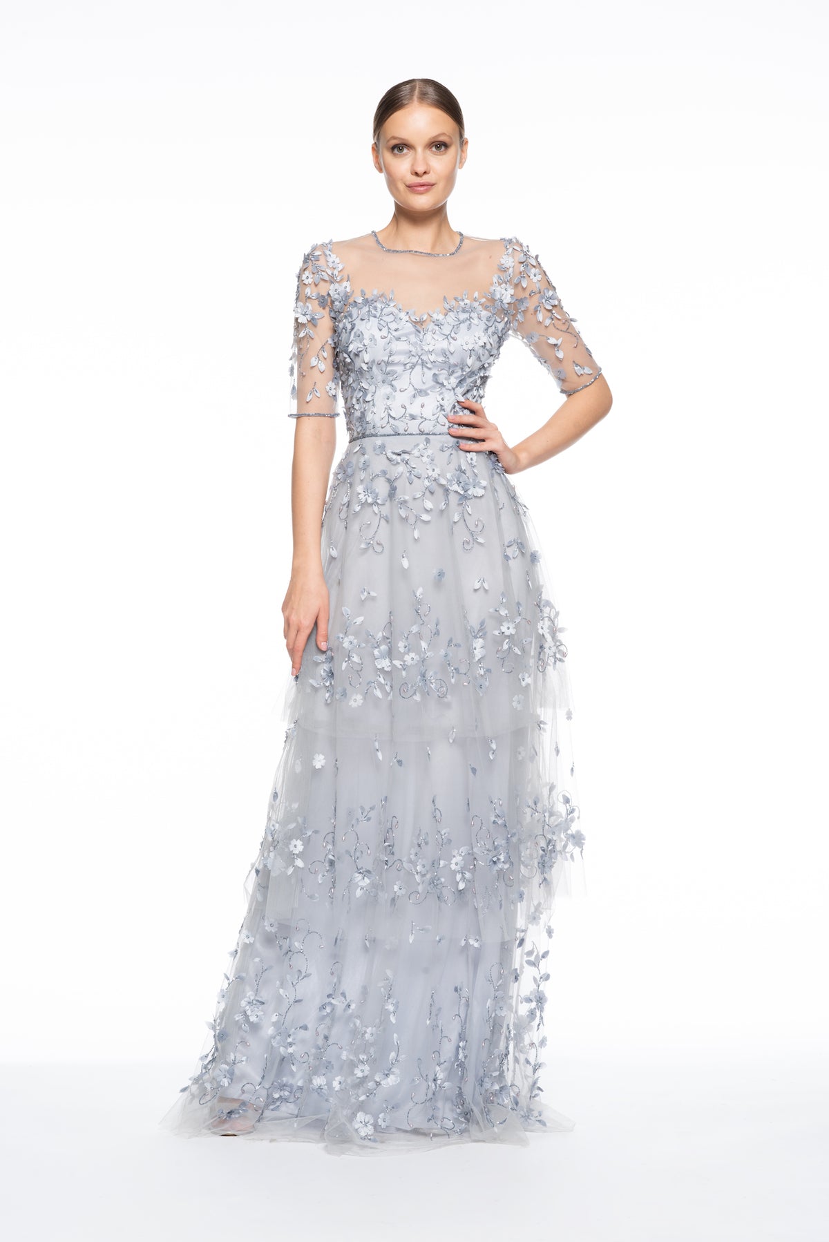 3-Tiered Beaded Gown 3-Tiered Beaded Gown
