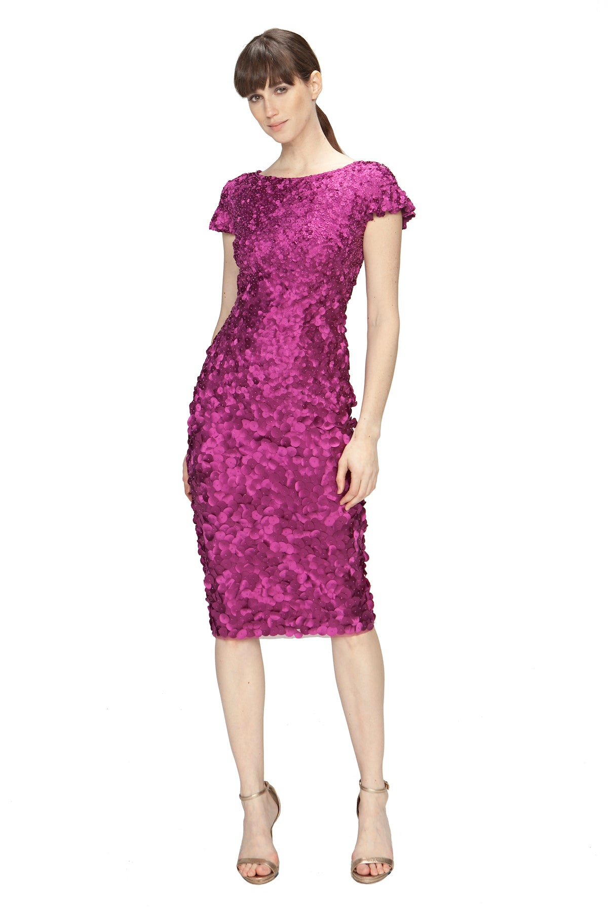 Boat Neck Cocktail Dress THEIA Boat Neck Cocktail Dress THEIA