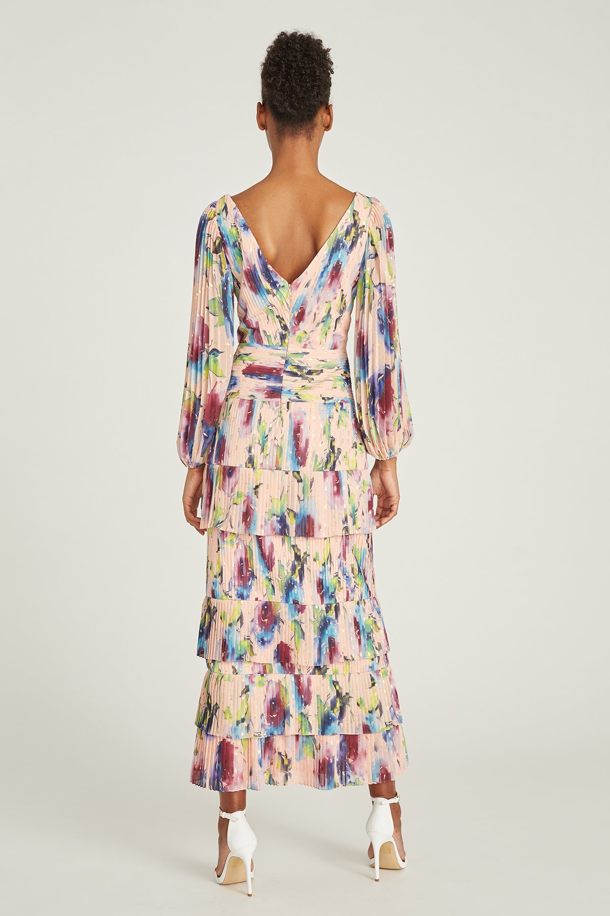 Ellis Pleated Ankle Dress