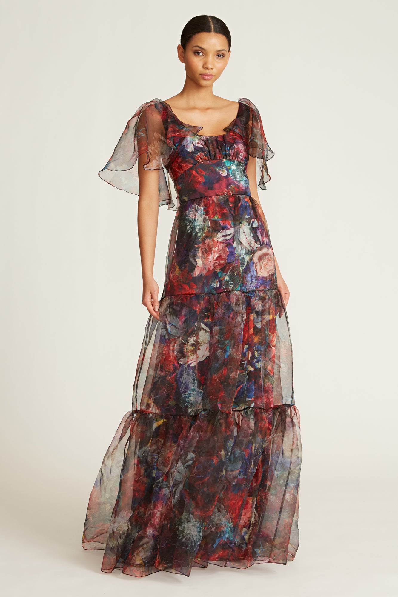 Darla Scoop Neck Gown