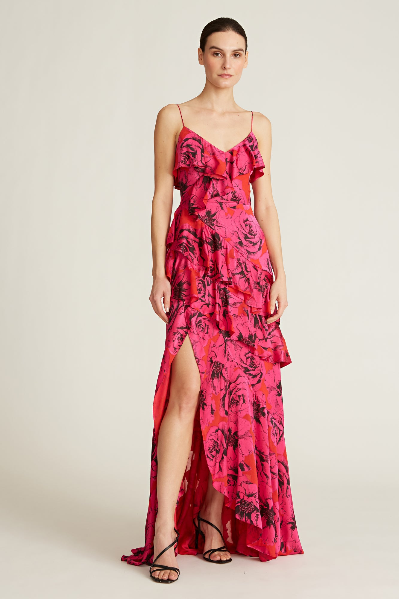 Piper Satin Burnout Gown