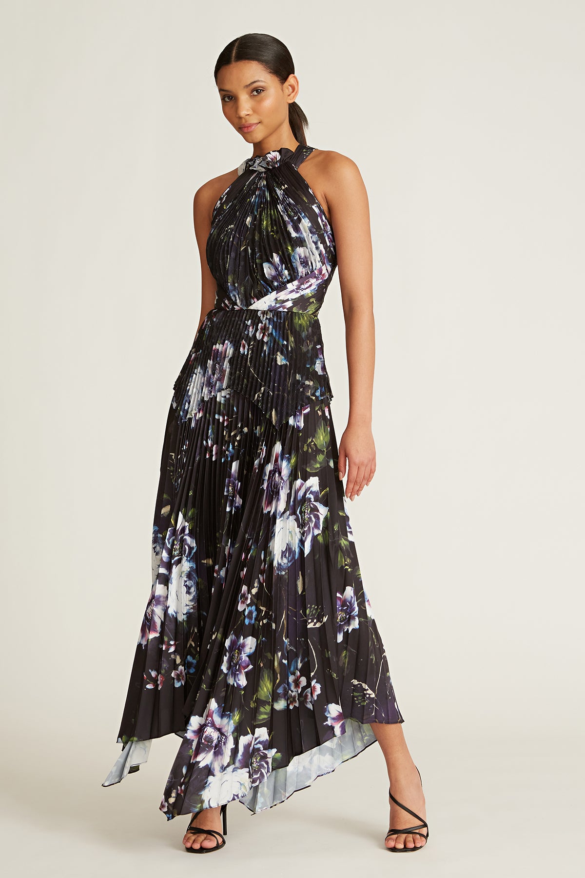 Trinity Pleated Midi Dress