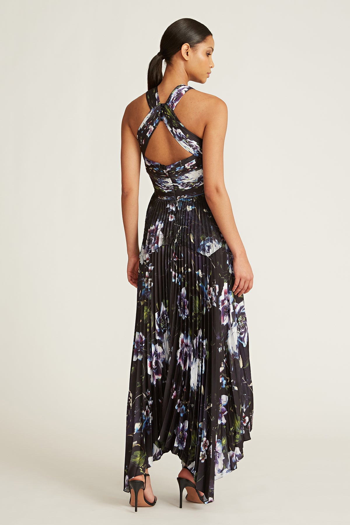 Trinity Pleated Midi Dress