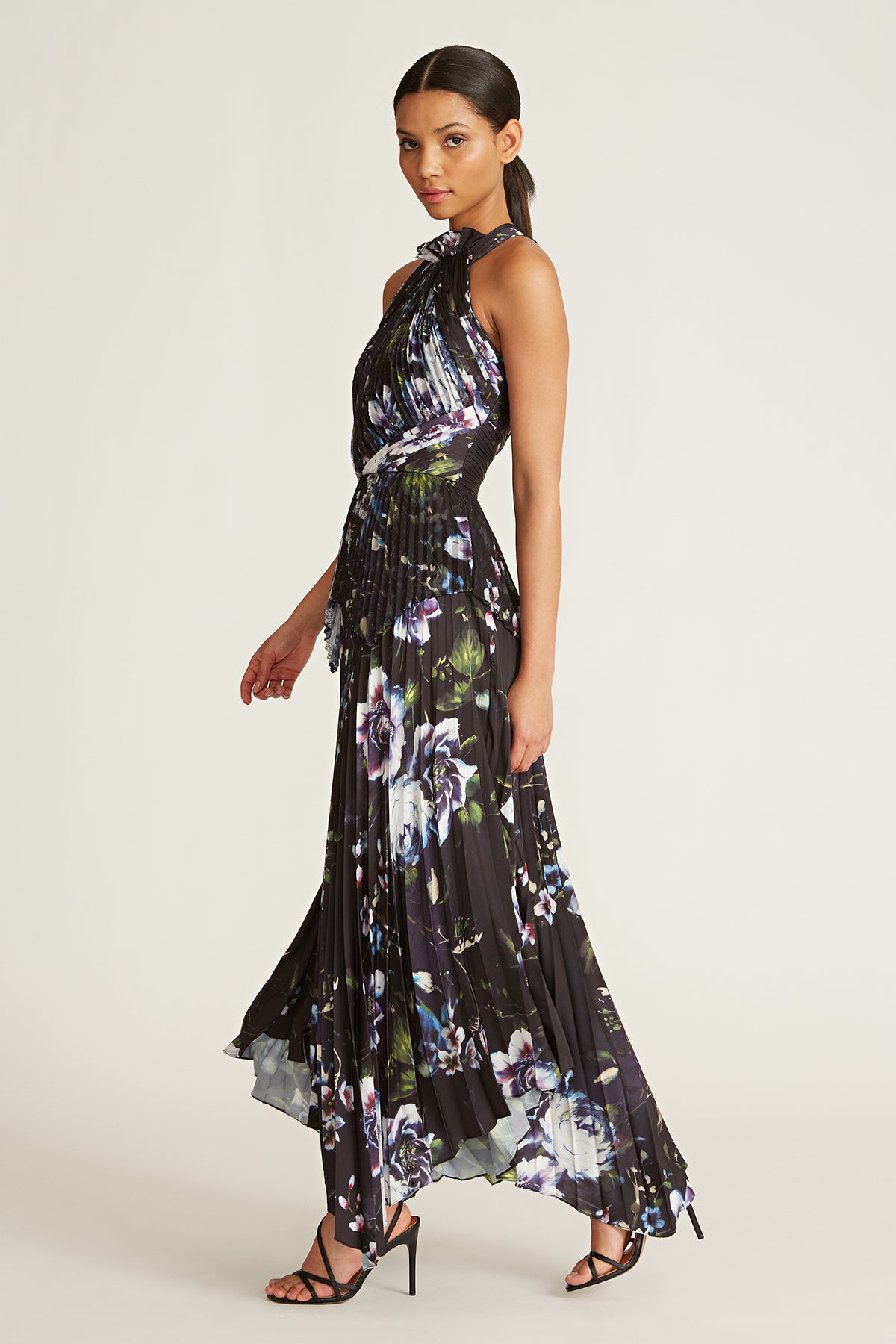 Trinity Pleated Midi Dress