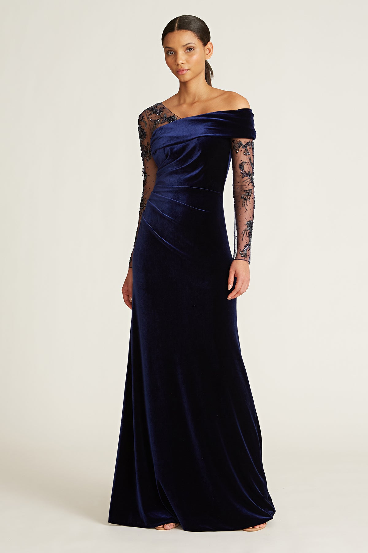 Sawyer Beaded Sleeve Gown
