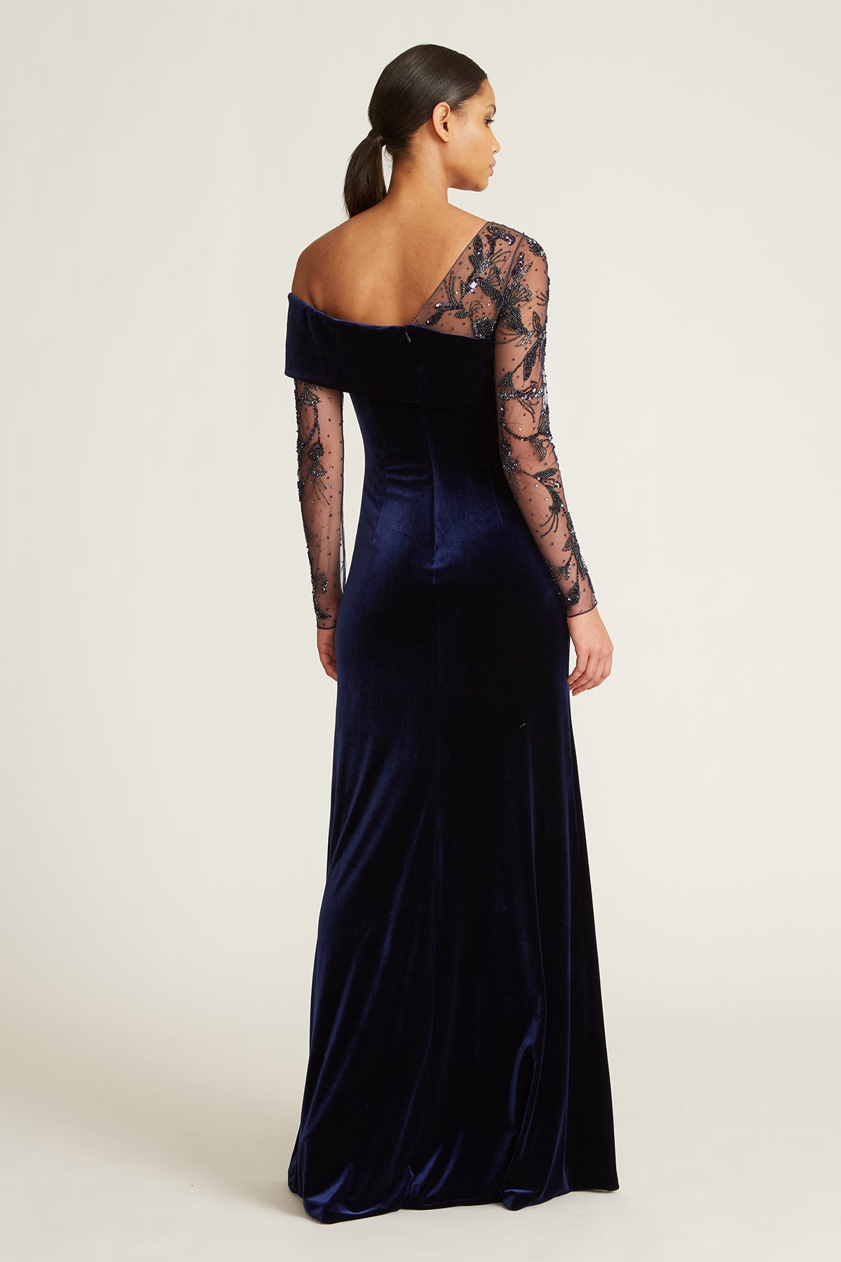 Sawyer Beaded Sleeve Gown