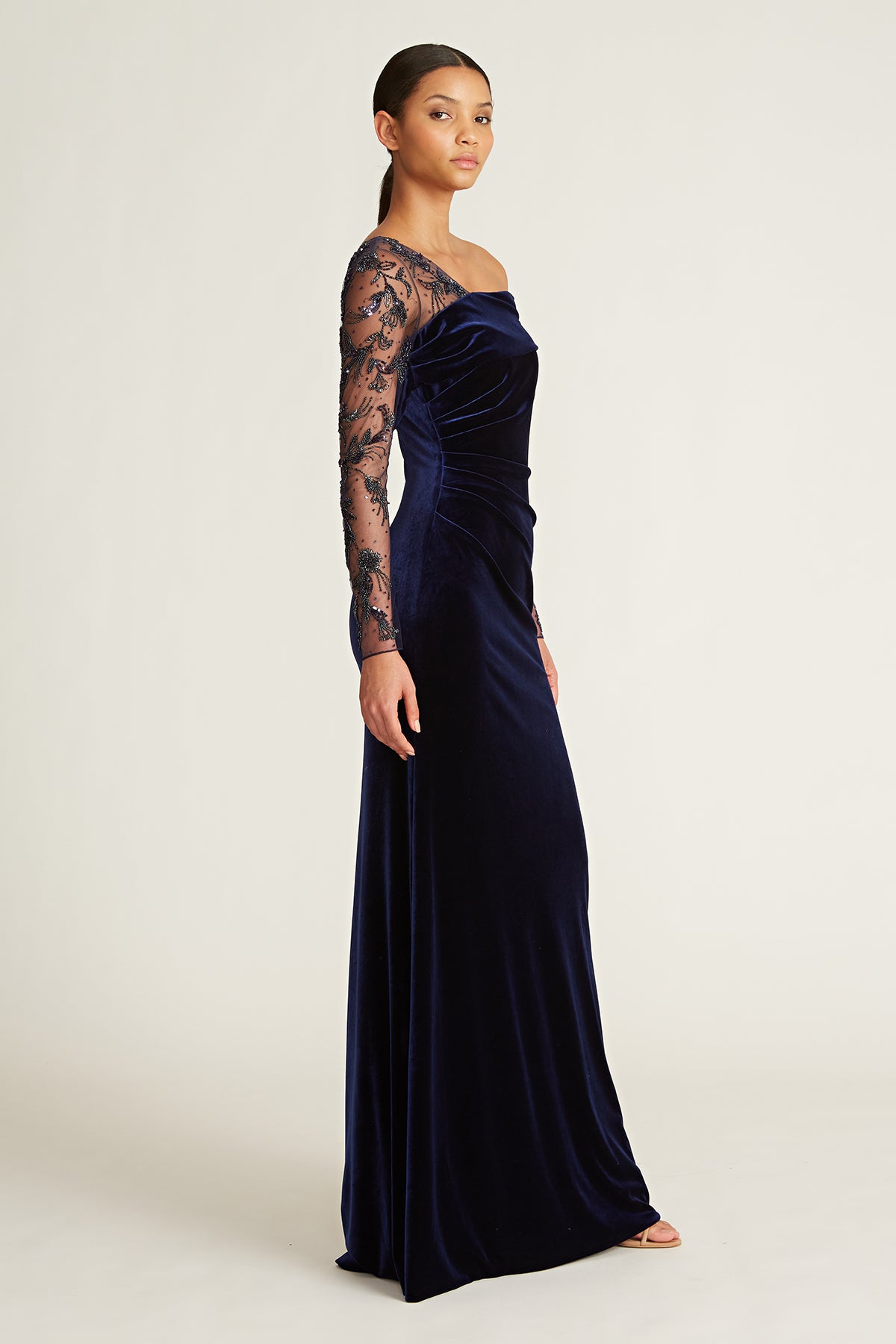 Sawyer Beaded Sleeve Gown